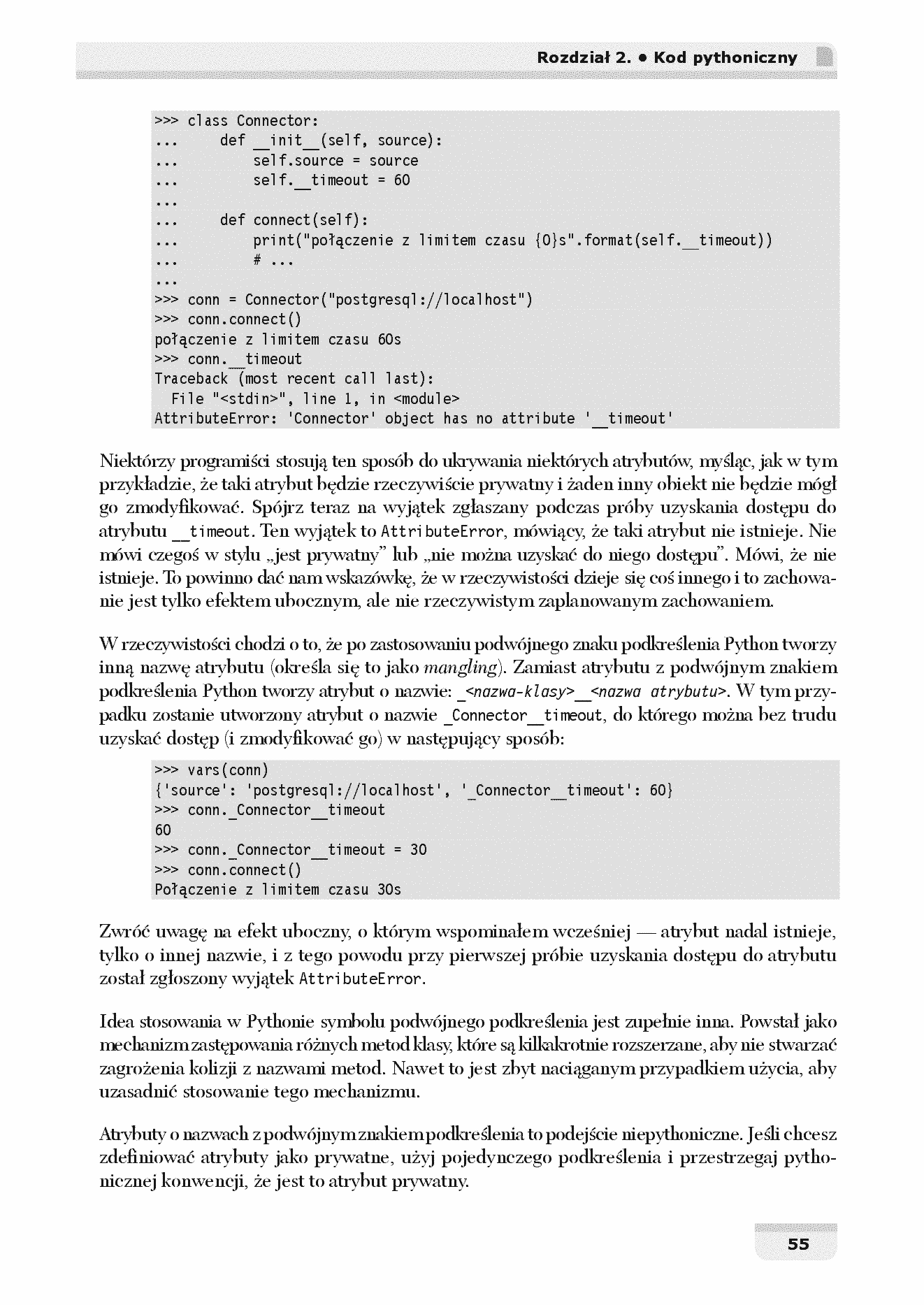 Fragment „Czysty kod w Pythonie. Twórz wydajny i łatwy w utrzymaniu kod. Wydanie II” — strona 23 z 30