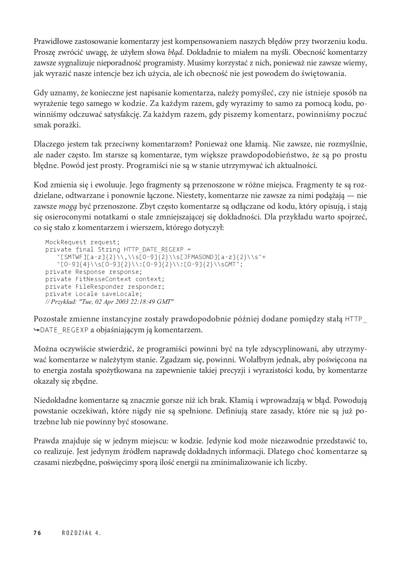 Fragment „Czysty kod. Podręcznik dobrego programisty” — strona 12 z 30