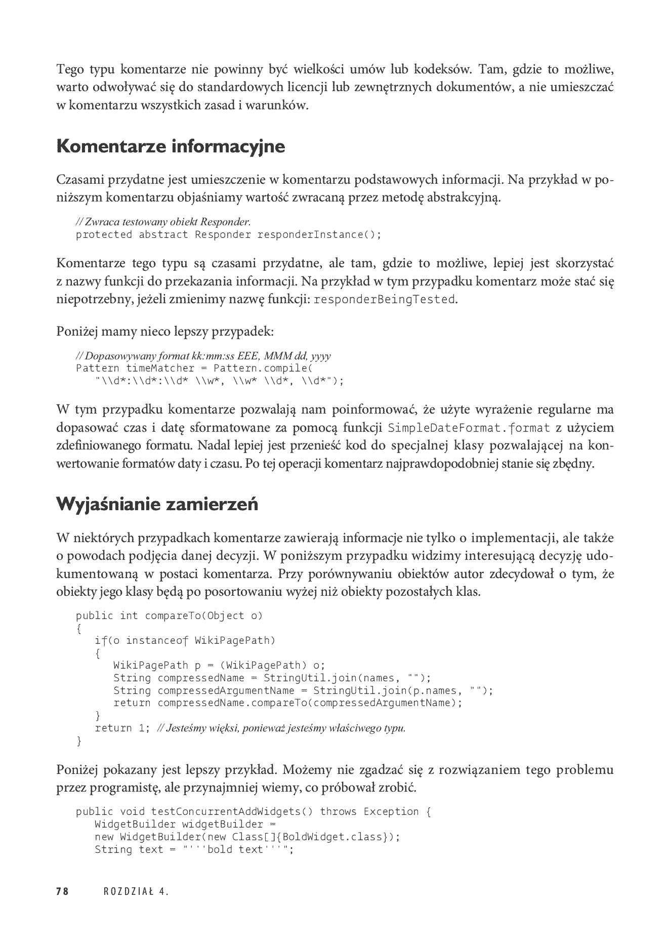 Fragment „Czysty kod. Podręcznik dobrego programisty” — strona 14 z 30