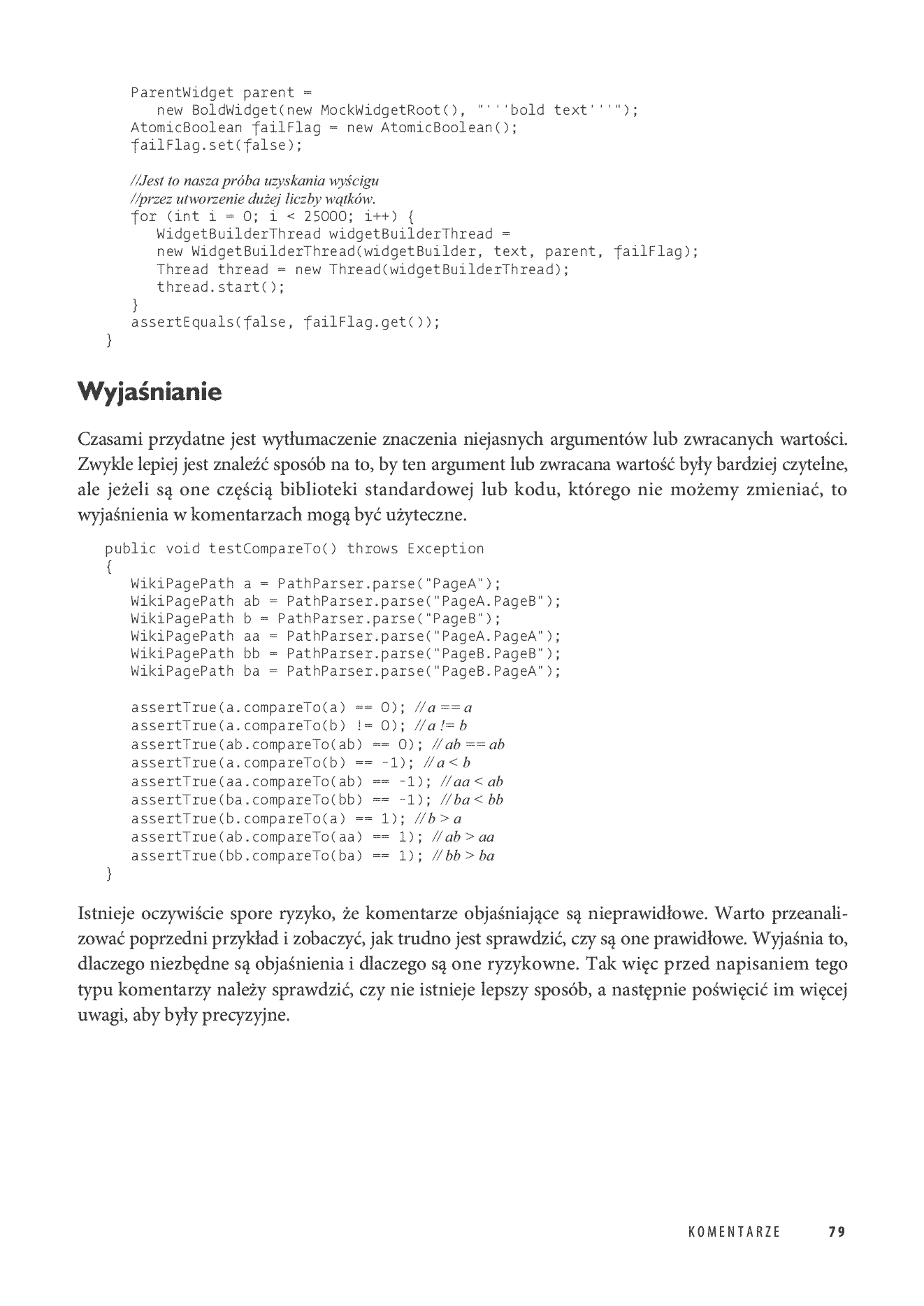 Fragment „Czysty kod. Podręcznik dobrego programisty” — strona 15 z 30