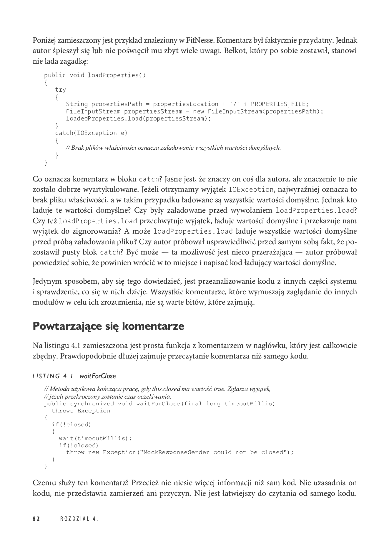 Fragment „Czysty kod. Podręcznik dobrego programisty” — strona 18 z 30