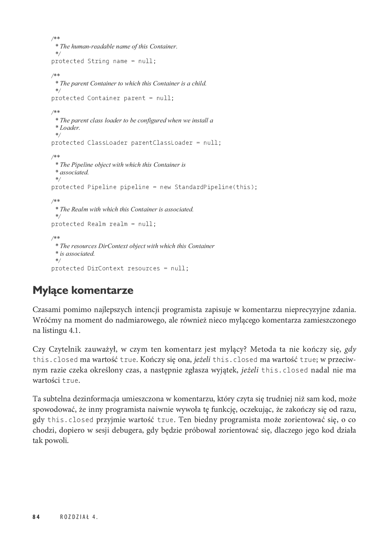 Fragment „Czysty kod. Podręcznik dobrego programisty” — strona 20 z 30