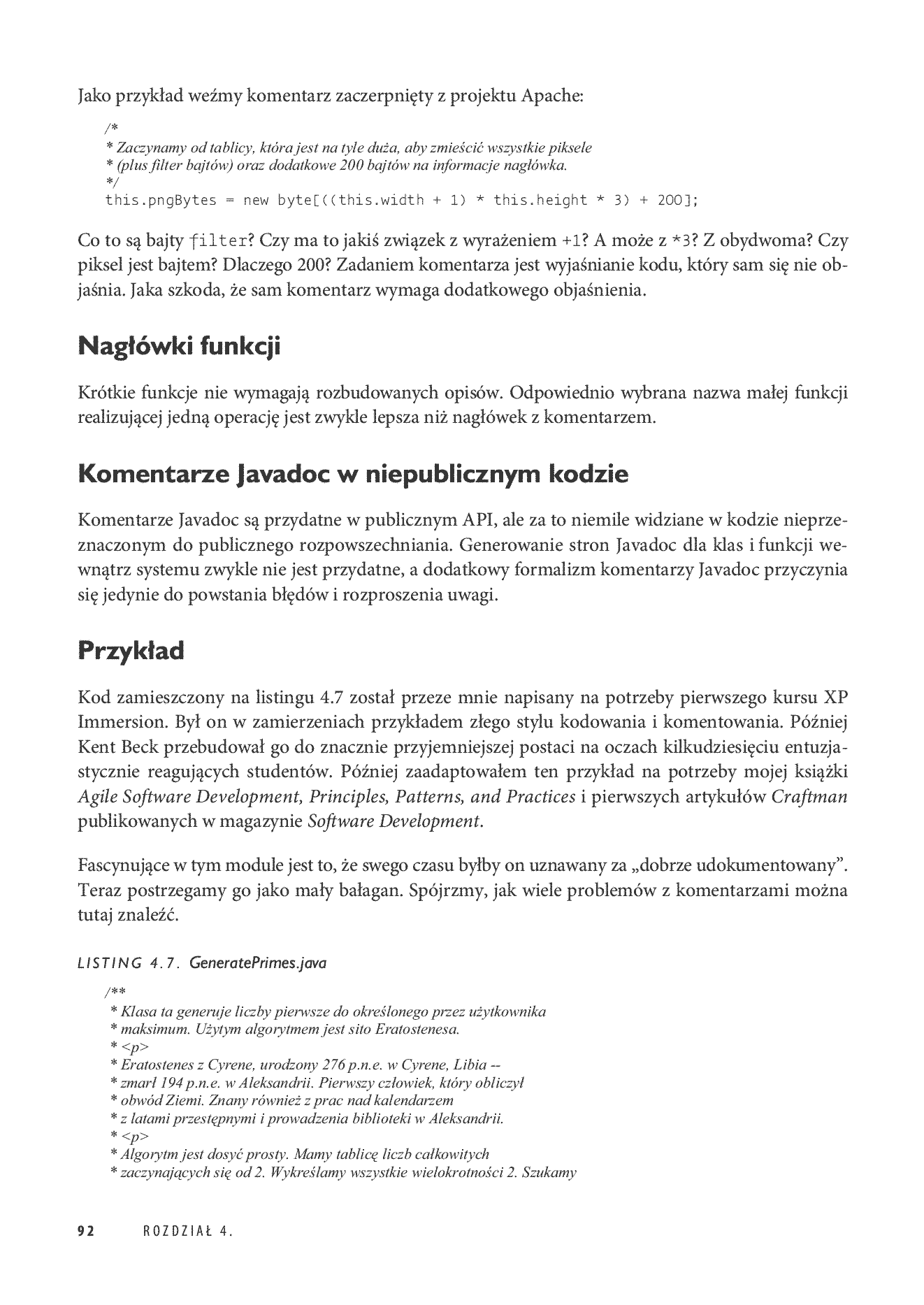 Fragment „Czysty kod. Podręcznik dobrego programisty” — strona 28 z 30