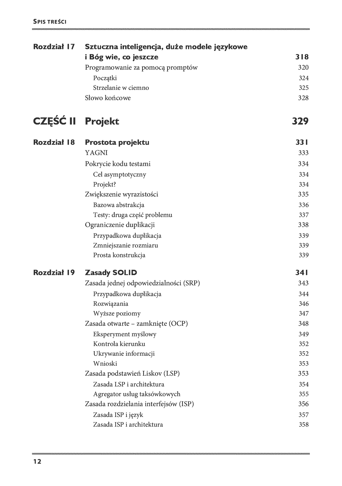 Fragment „Czysty kod. Podręcznik dobrego programisty. Wydanie II” — strona 10 z 30