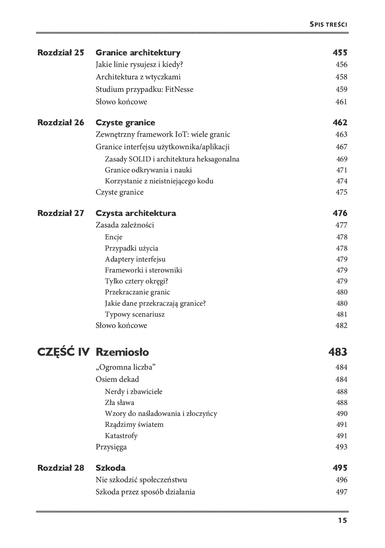 Fragment „Czysty kod. Podręcznik dobrego programisty. Wydanie II” — strona 13 z 30