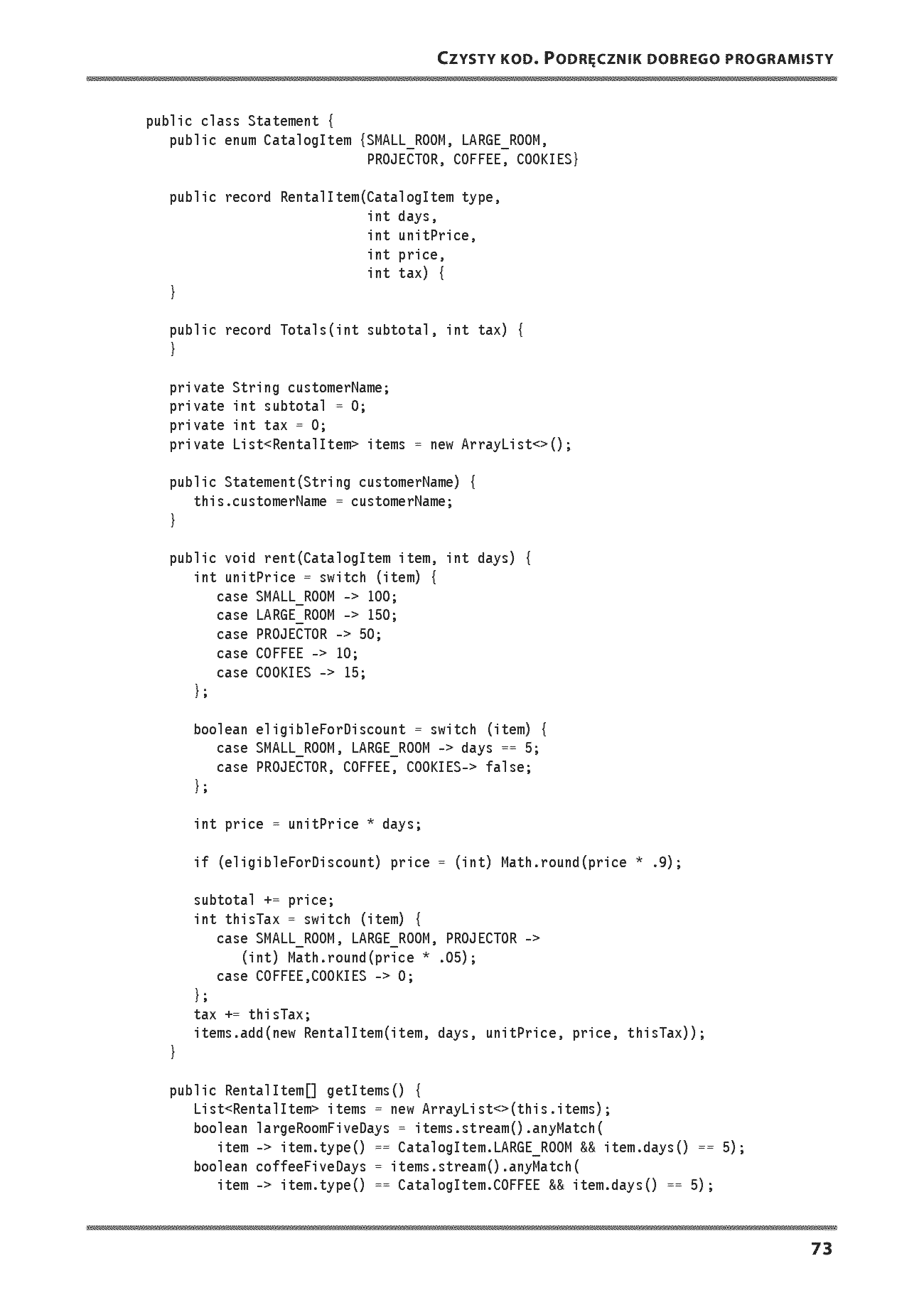 Fragment „Czysty kod. Podręcznik dobrego programisty. Wydanie II” — strona 21 z 30