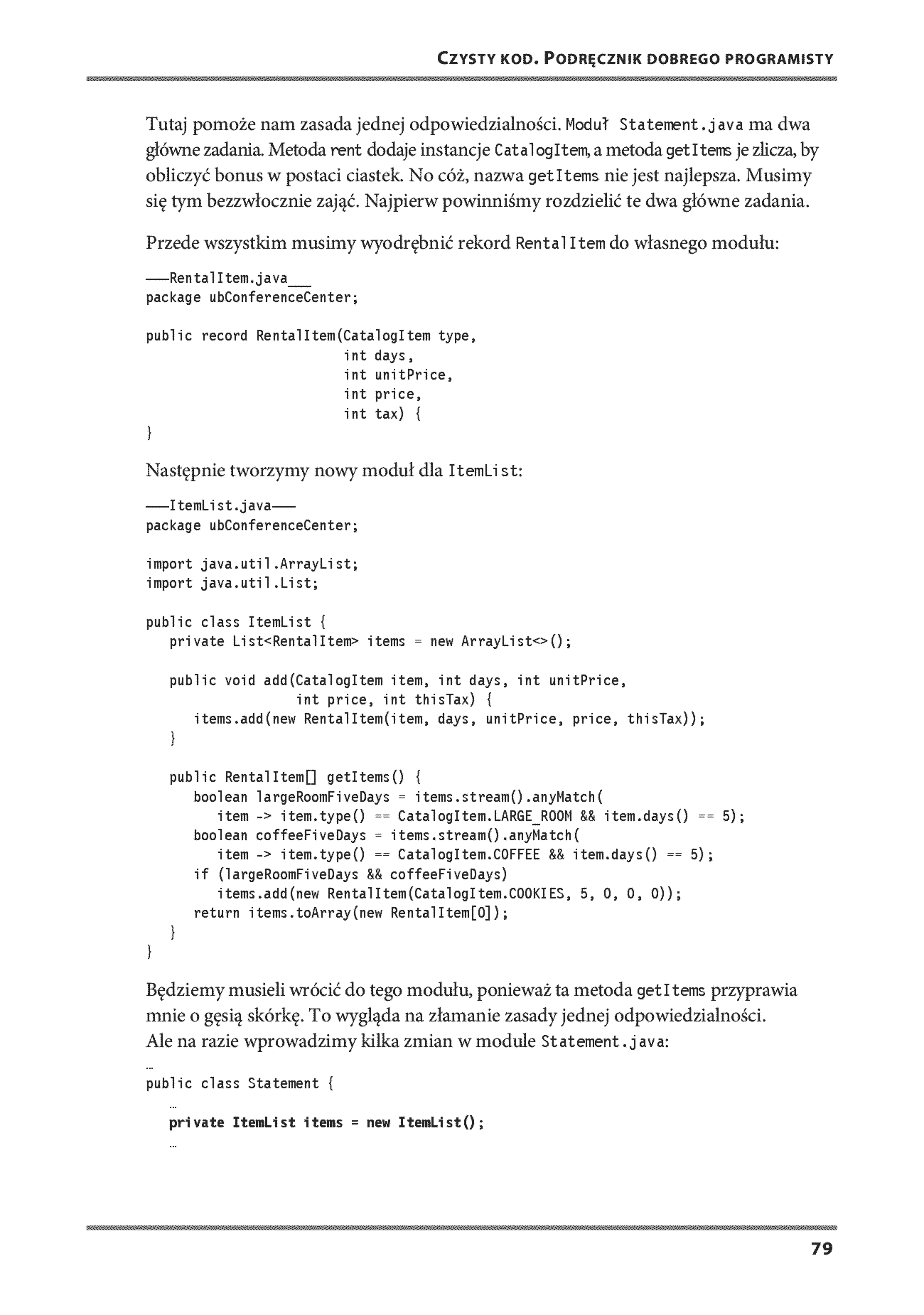 Fragment „Czysty kod. Podręcznik dobrego programisty. Wydanie II” — strona 27 z 30