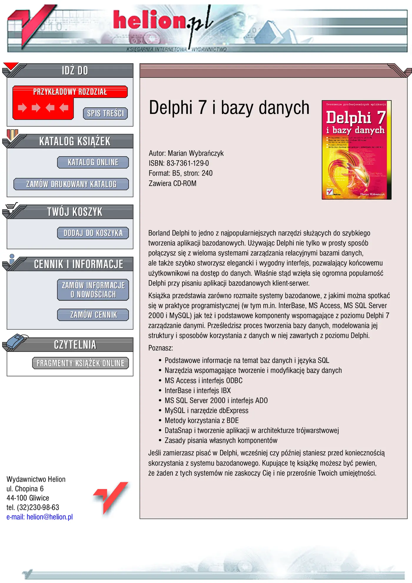Fragment „Delphi 7 i bazy danych” — strona 1 z 16