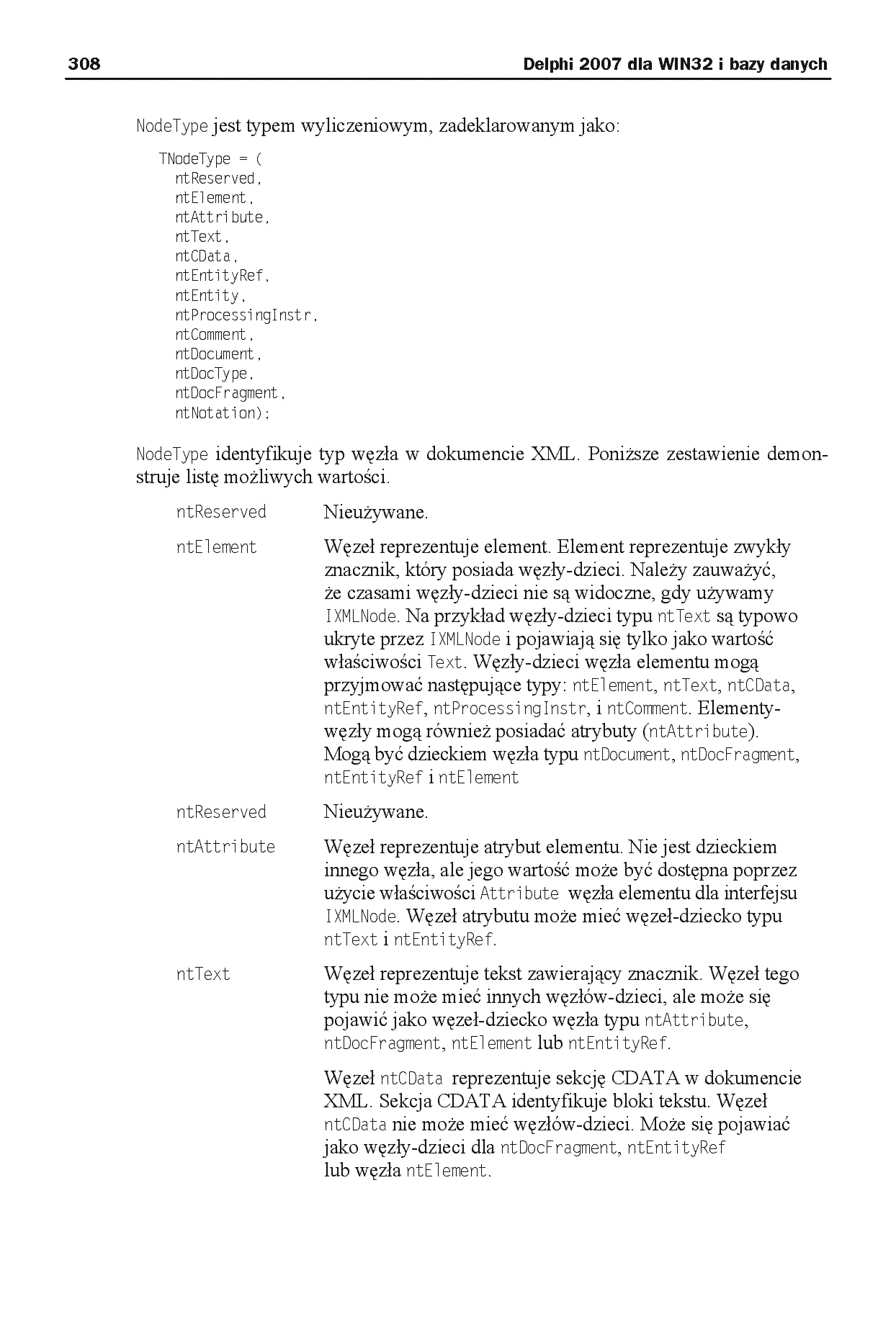 Fragment „Delphi 2007 dla WIN32 i bazy danych” — strona 15 z 28