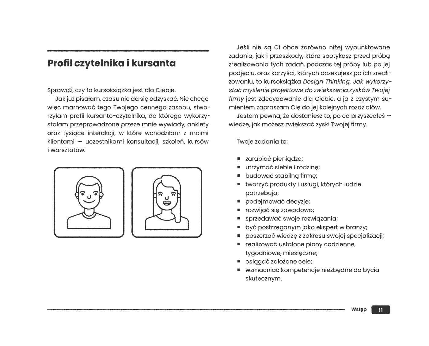 Fragment „Design Thinking. Jak wykorzystać myślenie projektowe do zwiększenia zysków Twojej firmy” — strona 11 z 22