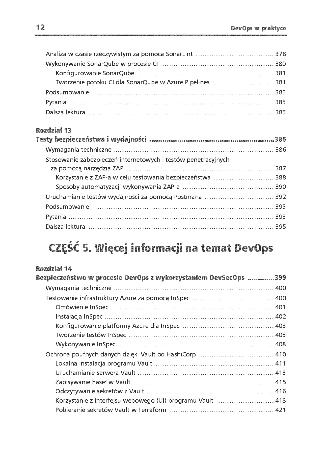 Fragment „DevOps w praktyce. Wdrażanie narzędzi Terraform, Azure DevOps, Kubernetes i Jenkins. Wydanie II” — strona 10 z 30