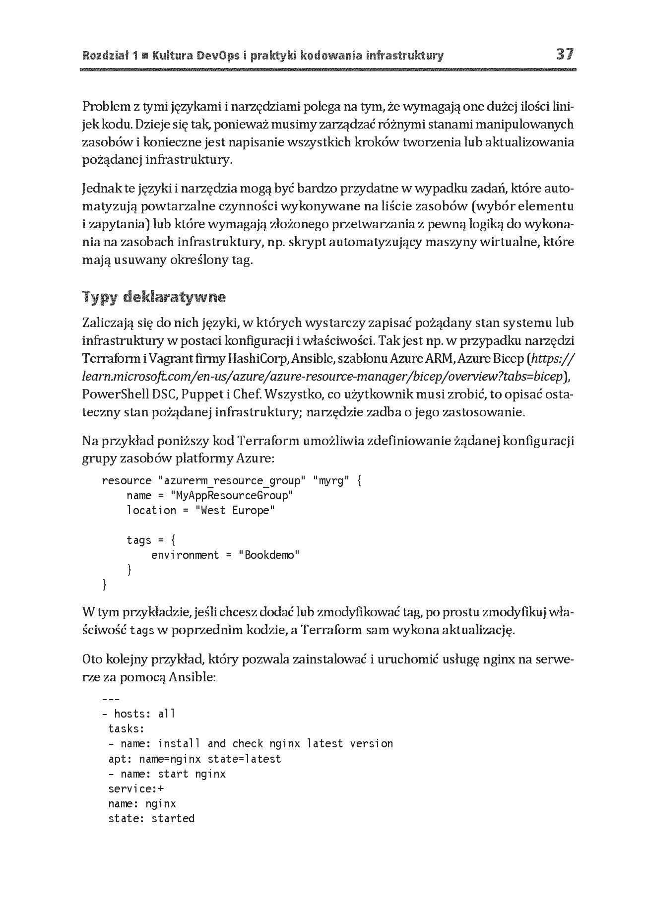 Fragment „DevOps w praktyce. Wdrażanie narzędzi Terraform, Azure DevOps, Kubernetes i Jenkins. Wydanie II” — strona 25 z 30