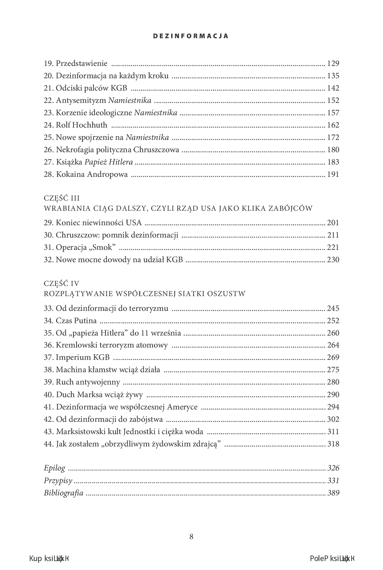 Fragment „Dezinformacja. Były szef wywiadu ujawnia metody dławienia wolności, zwalczania religii i wspierania terroryzmu” — strona 4 z 12