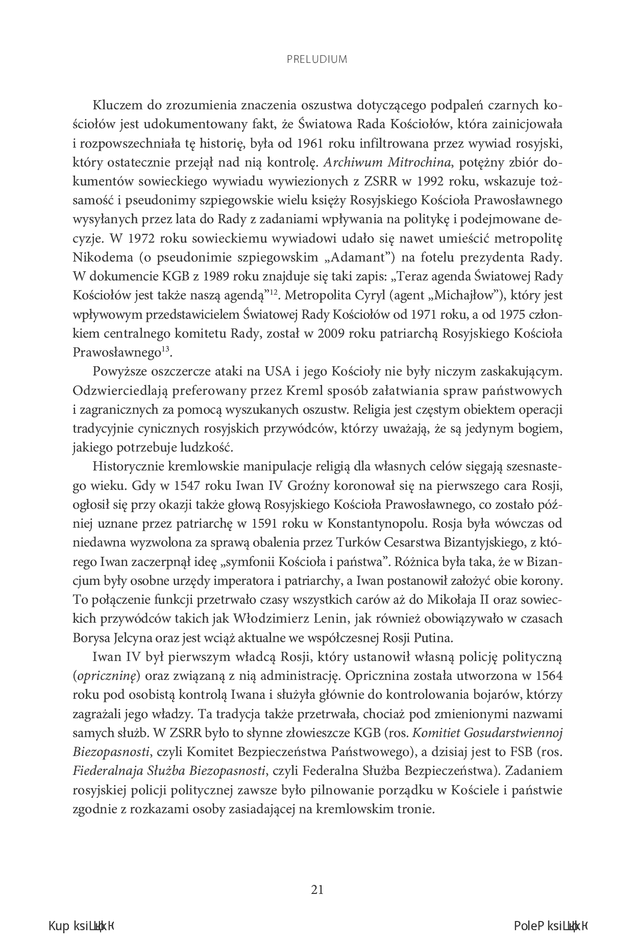 Fragment „Dezinformacja. Były szef wywiadu ujawnia metody dławienia wolności, zwalczania religii i wspierania terroryzmu” — strona 7 z 12