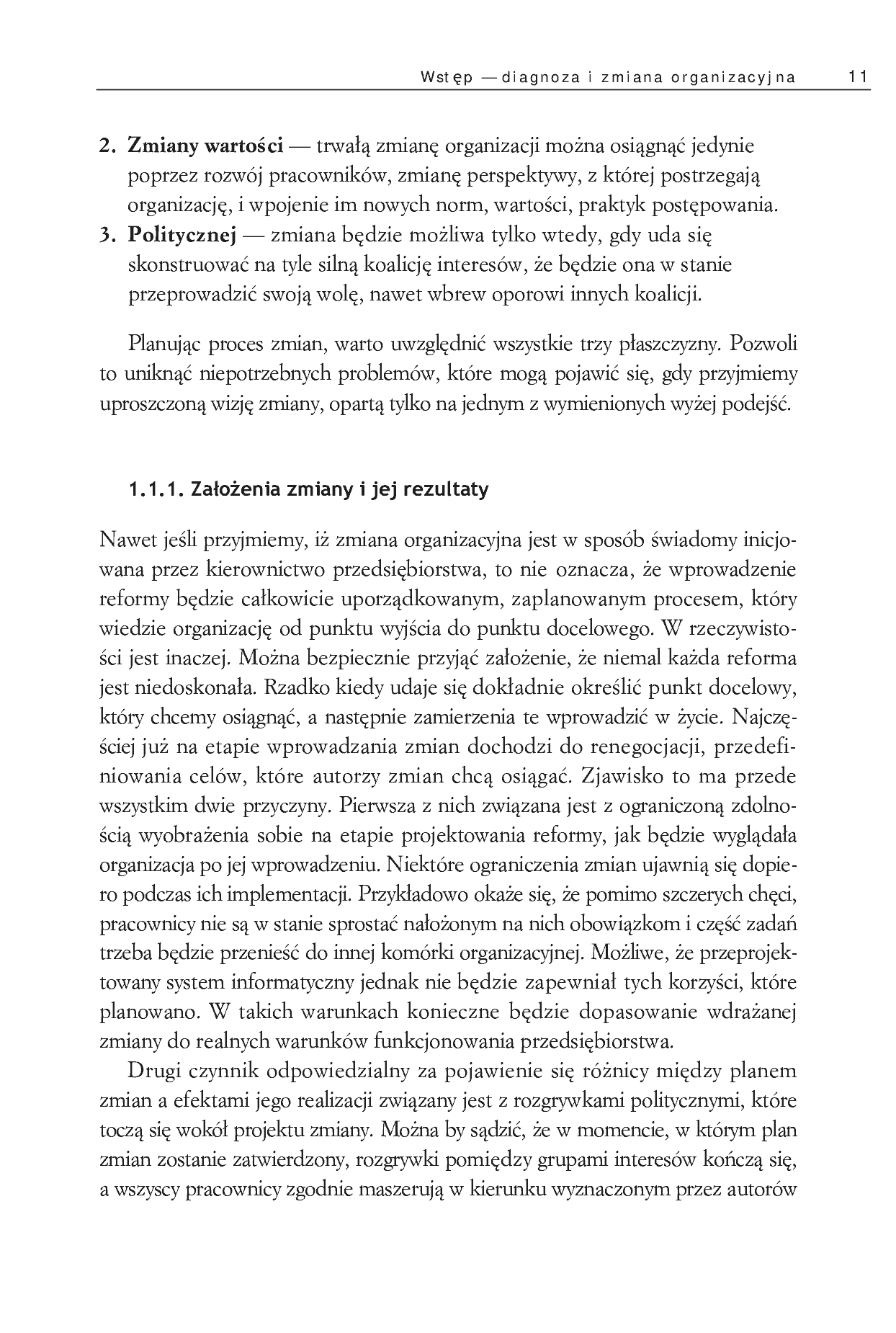 Fragment „Diagnoza organizacji. Pierwszy krok do uzdrowienia firmy” — strona 11 z 29