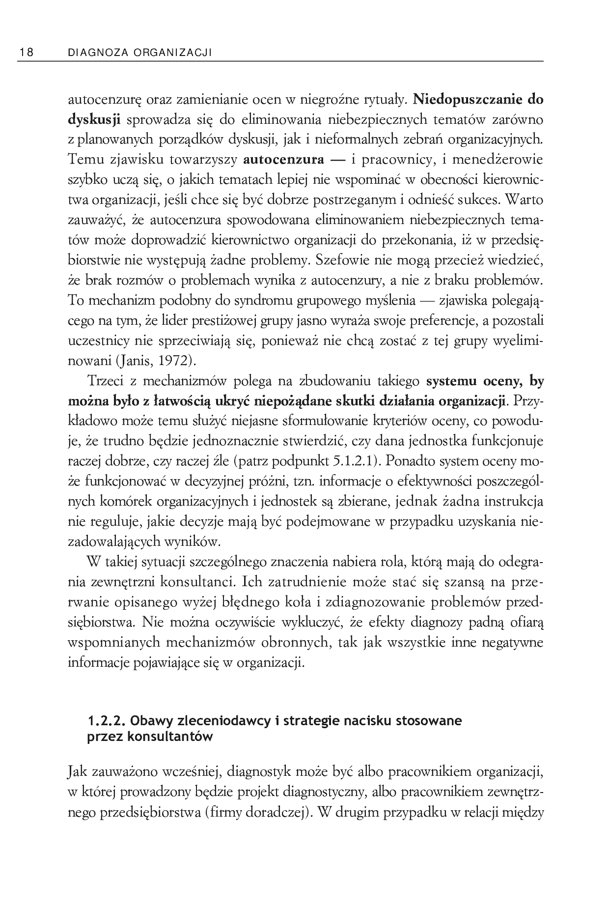 Fragment „Diagnoza organizacji. Pierwszy krok do uzdrowienia firmy” — strona 18 z 29