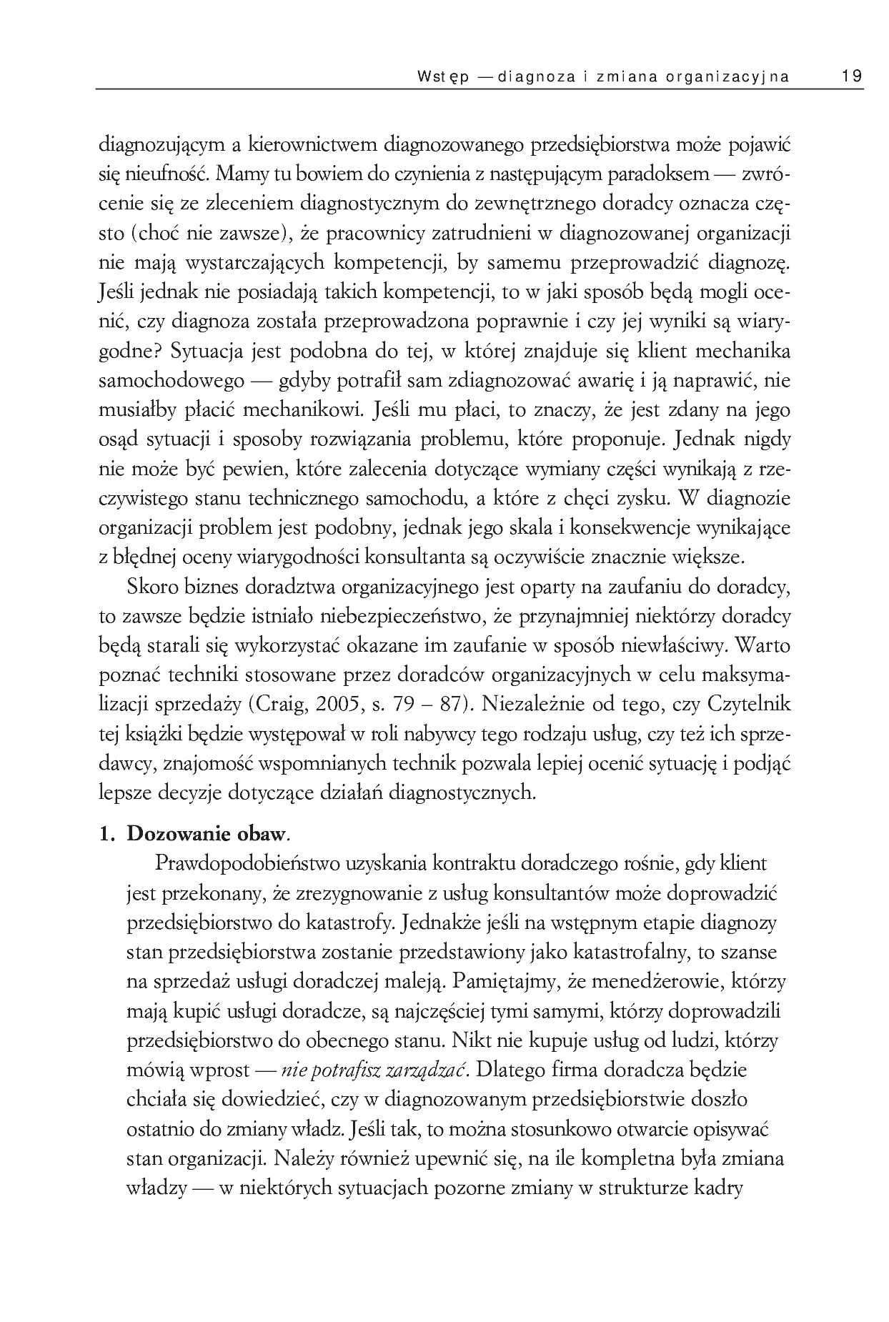 Fragment „Diagnoza organizacji. Pierwszy krok do uzdrowienia firmy” — strona 19 z 29