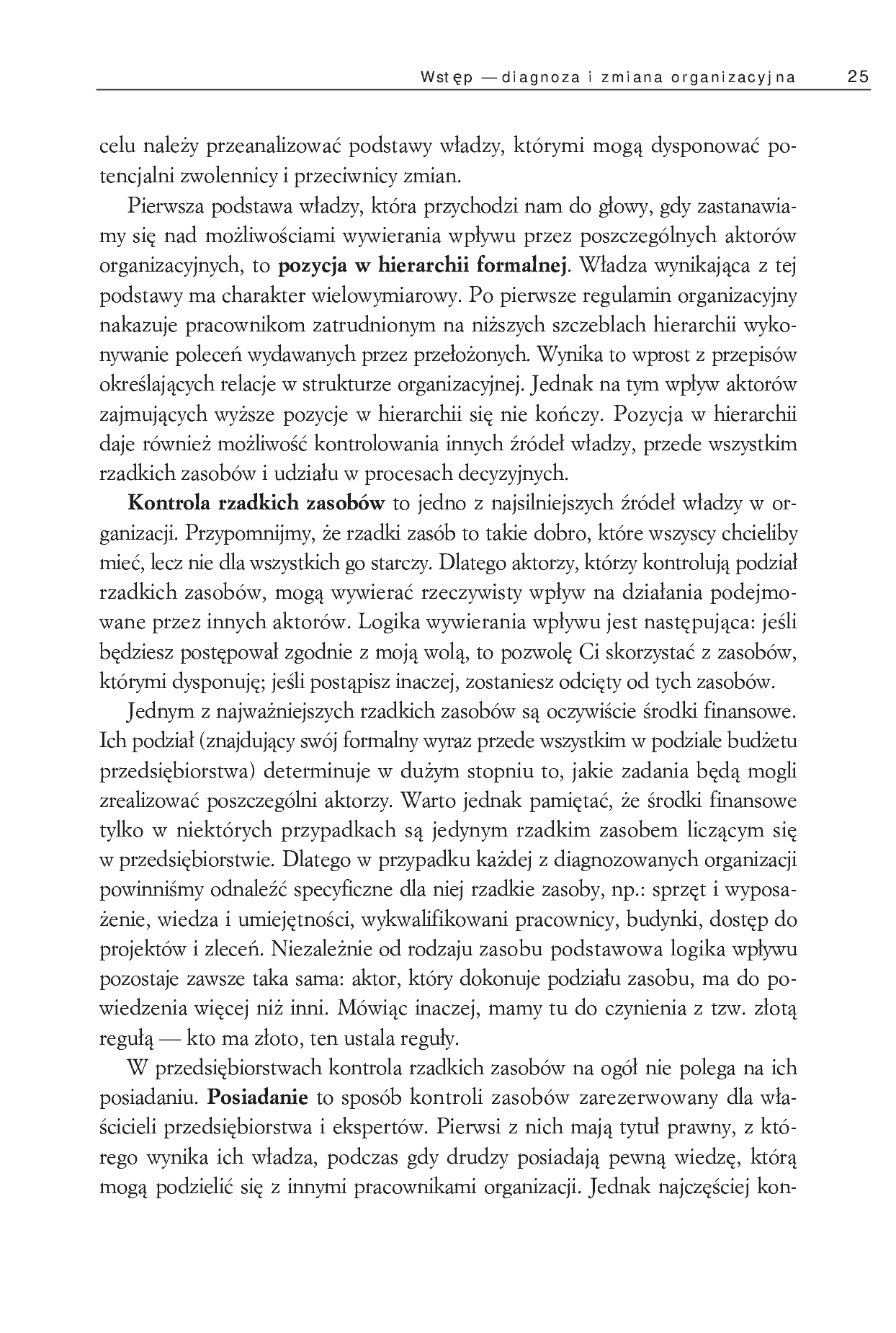 Fragment „Diagnoza organizacji. Pierwszy krok do uzdrowienia firmy” — strona 25 z 29