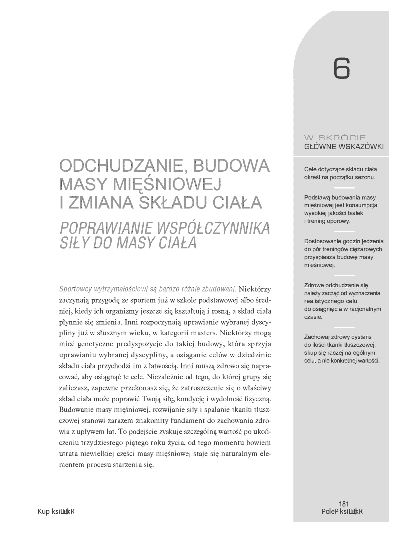 Fragment „Dieta sportowców wytrzymałościowych. Odżywianie i suplementacja. Wydanie III” — strona 5 z 30