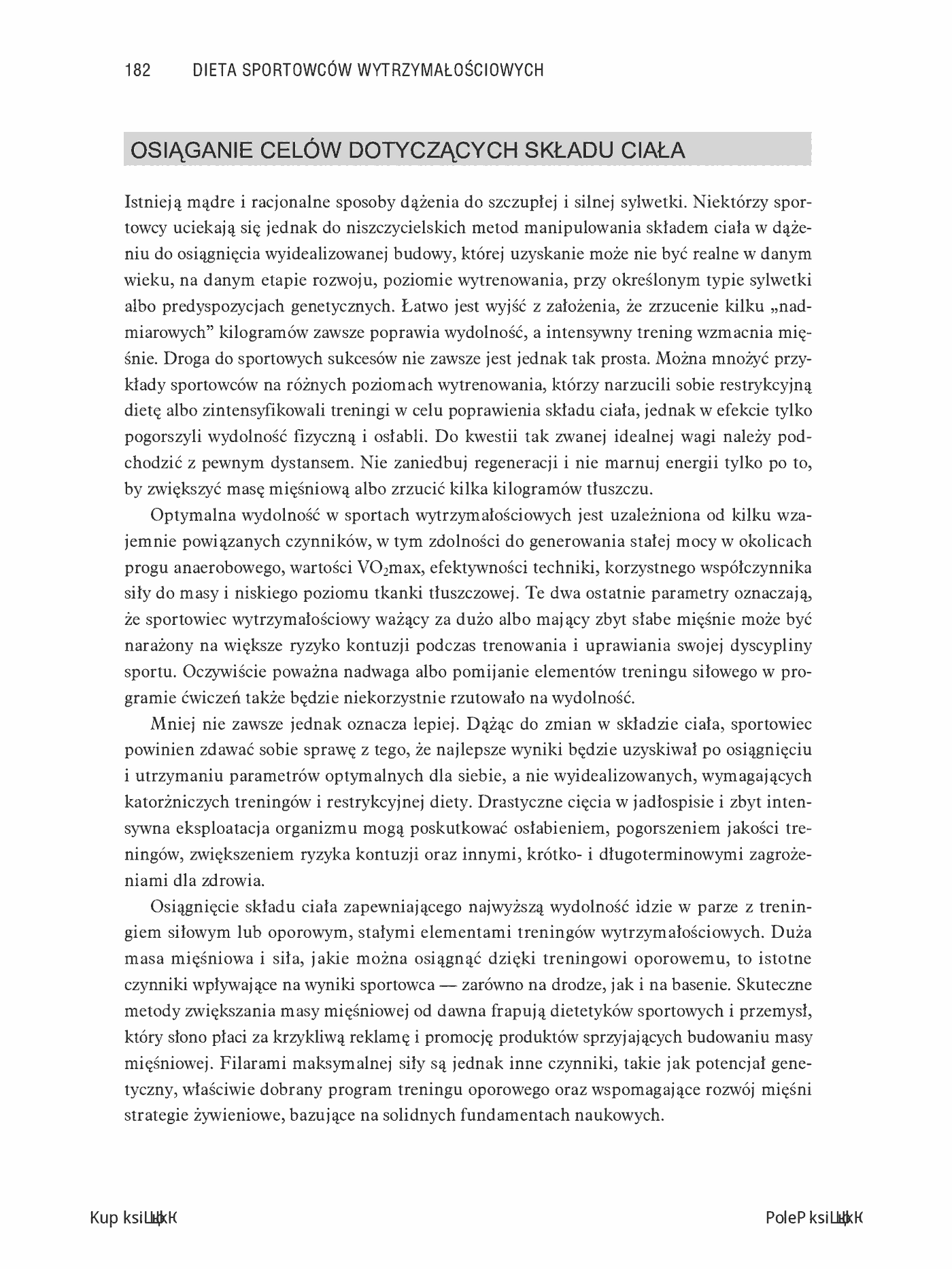 Fragment „Dieta sportowców wytrzymałościowych. Odżywianie i suplementacja. Wydanie III” — strona 6 z 30