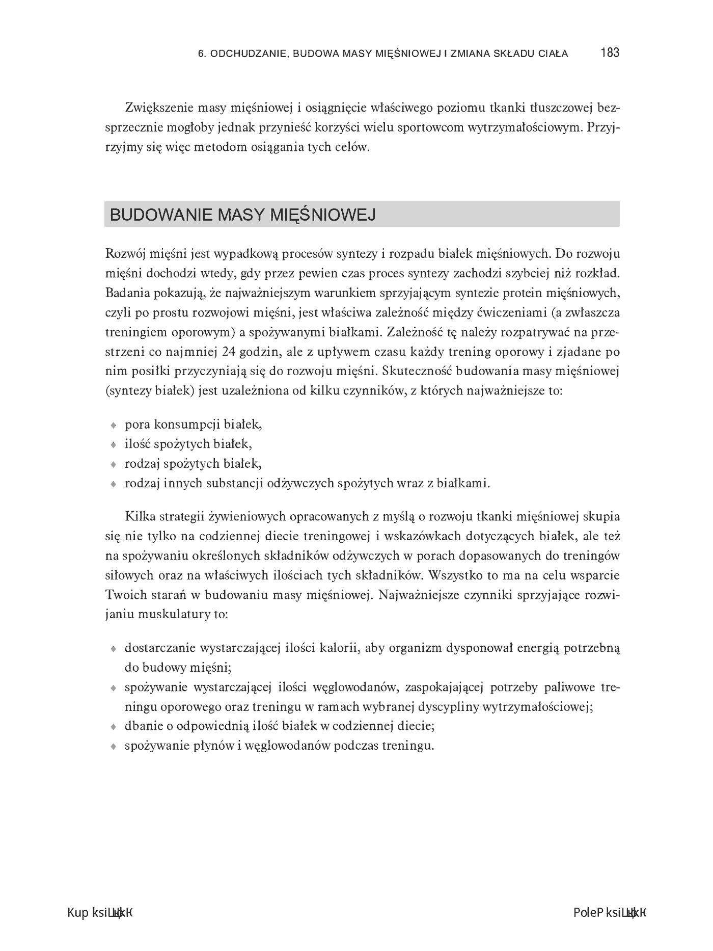 Fragment „Dieta sportowców wytrzymałościowych. Odżywianie i suplementacja. Wydanie III” — strona 7 z 30