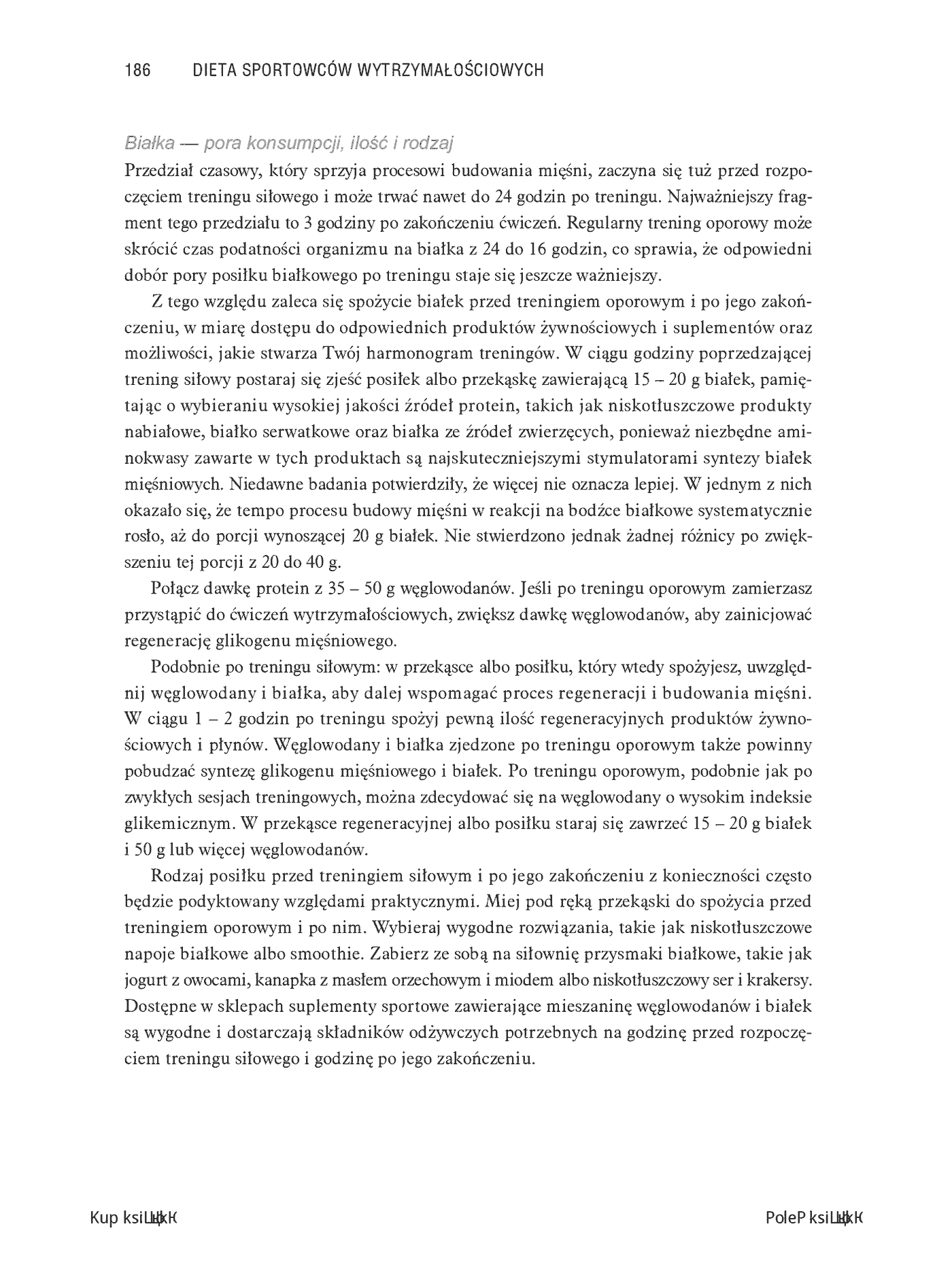 Fragment „Dieta sportowców wytrzymałościowych. Odżywianie i suplementacja. Wydanie III” — strona 10 z 30