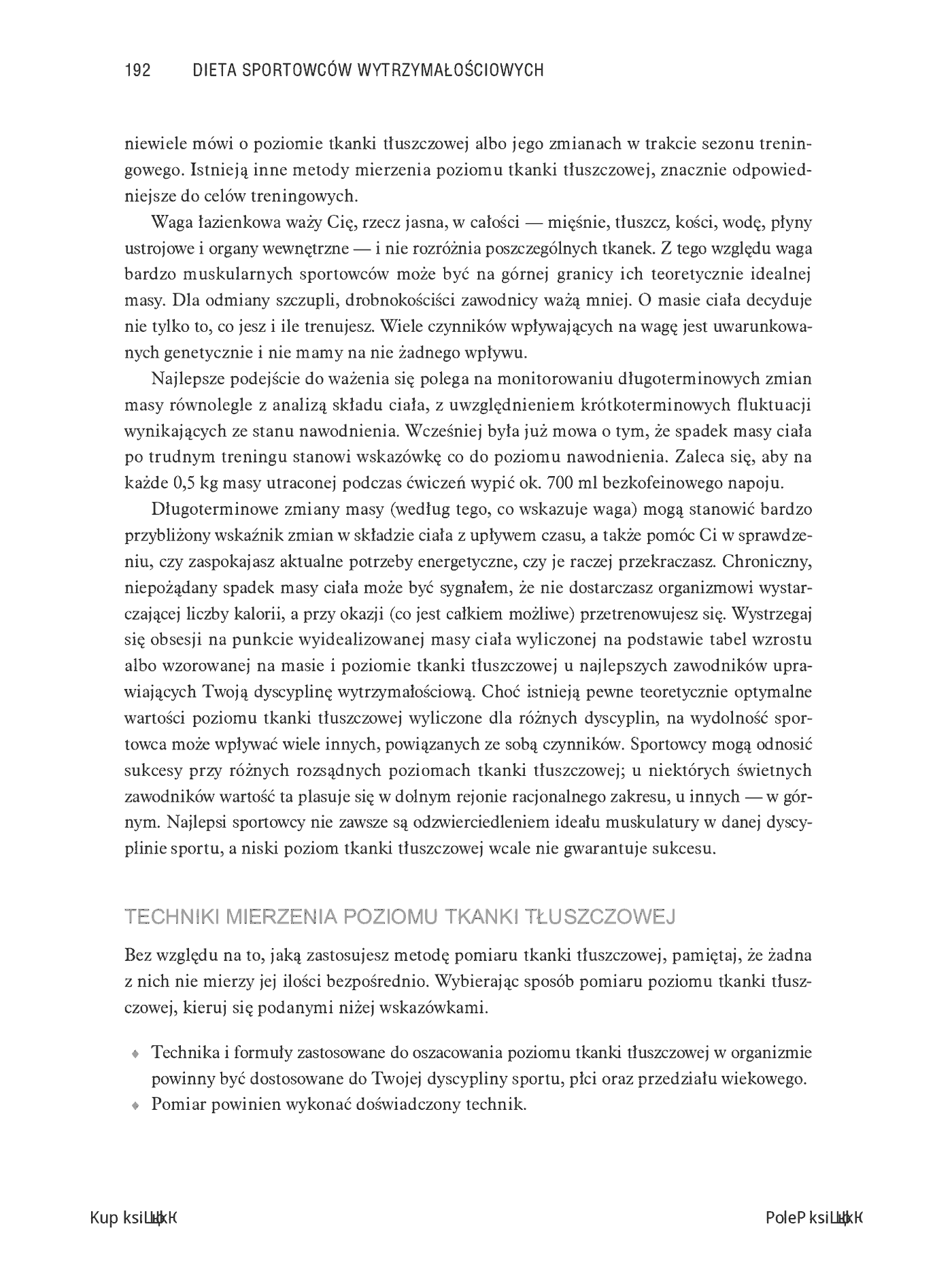 Fragment „Dieta sportowców wytrzymałościowych. Odżywianie i suplementacja. Wydanie III” — strona 16 z 30