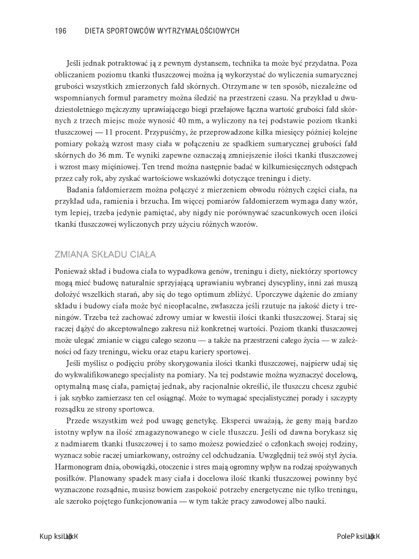 Fragment „Dieta sportowców wytrzymałościowych. Odżywianie i suplementacja. Wydanie III” — strona 20 z 30
