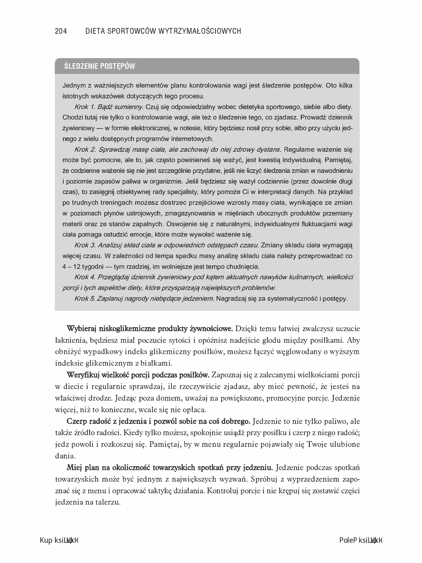 Fragment „Dieta sportowców wytrzymałościowych. Odżywianie i suplementacja. Wydanie III” — strona 28 z 30