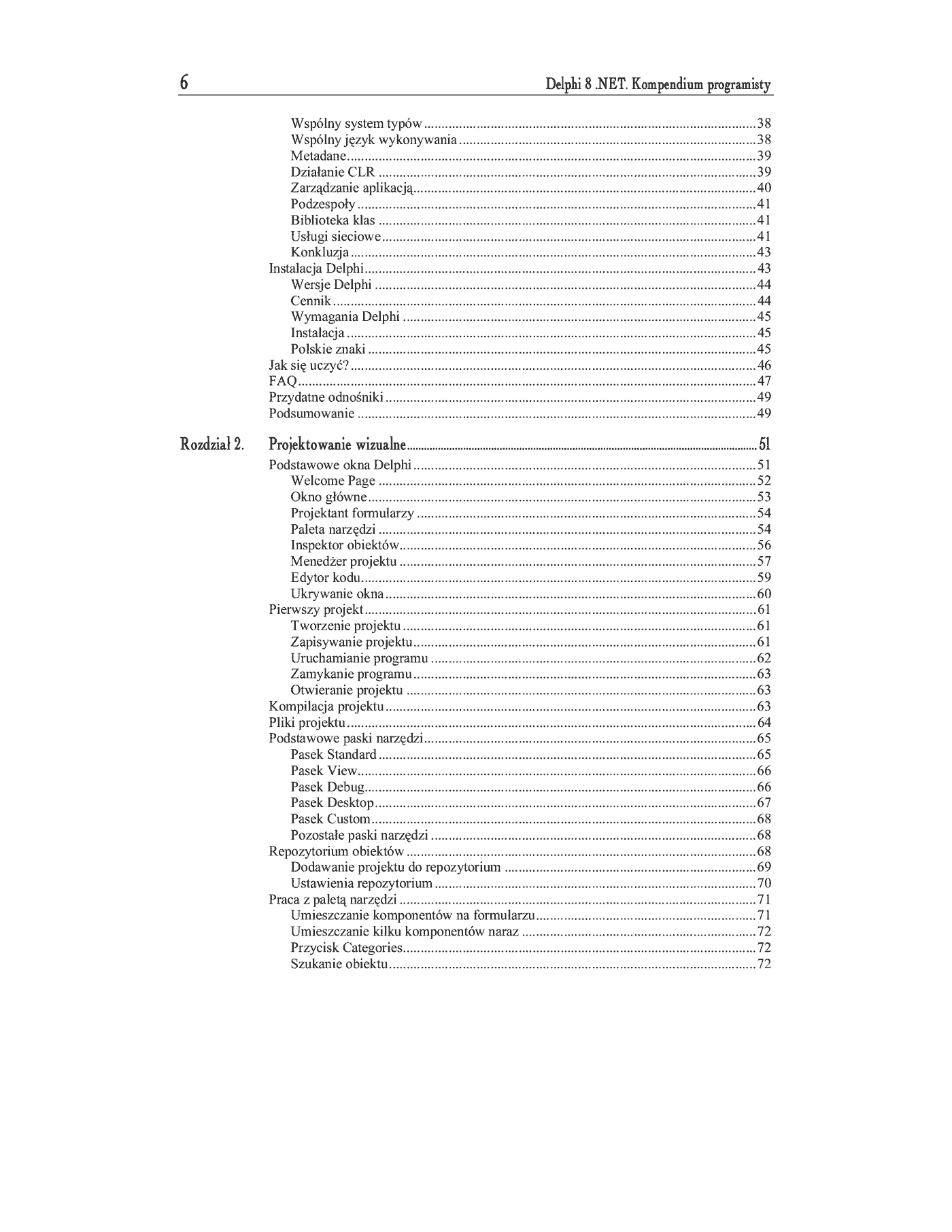 Fragment „Delphi 8 .NET. Kompendium programisty” — strona 3 z 29
