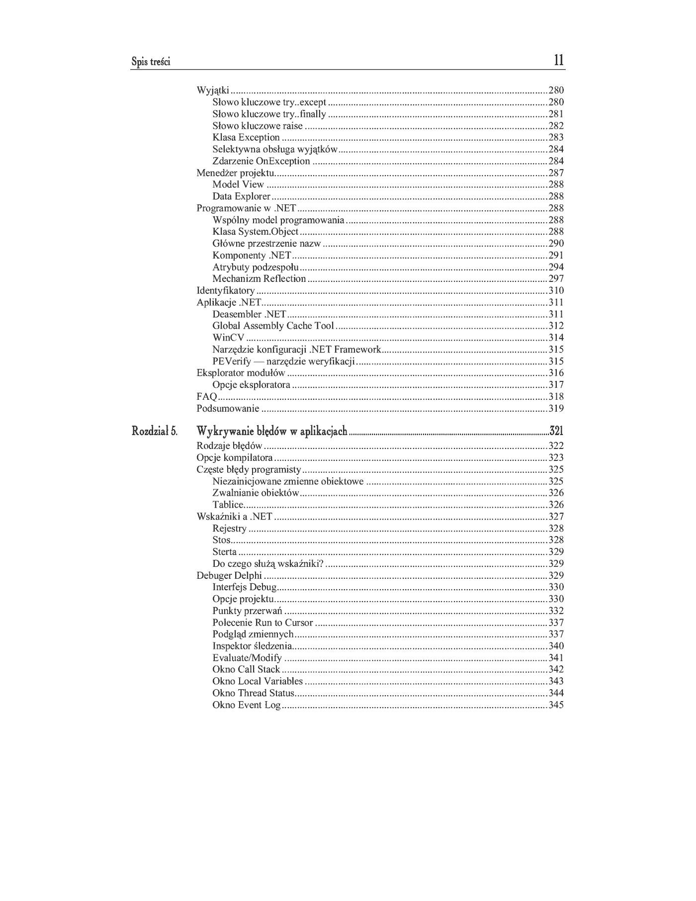 Fragment „Delphi 8 .NET. Kompendium programisty” — strona 8 z 29