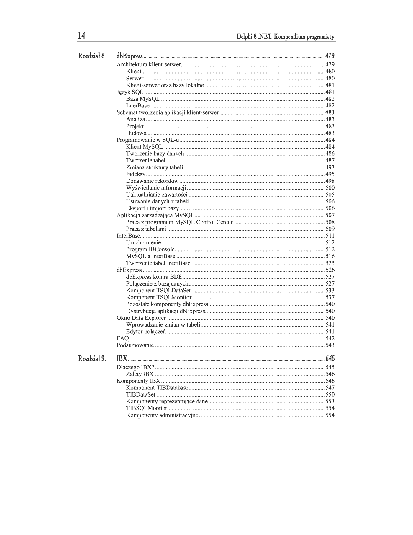 Fragment „Delphi 8 .NET. Kompendium programisty” — strona 11 z 29
