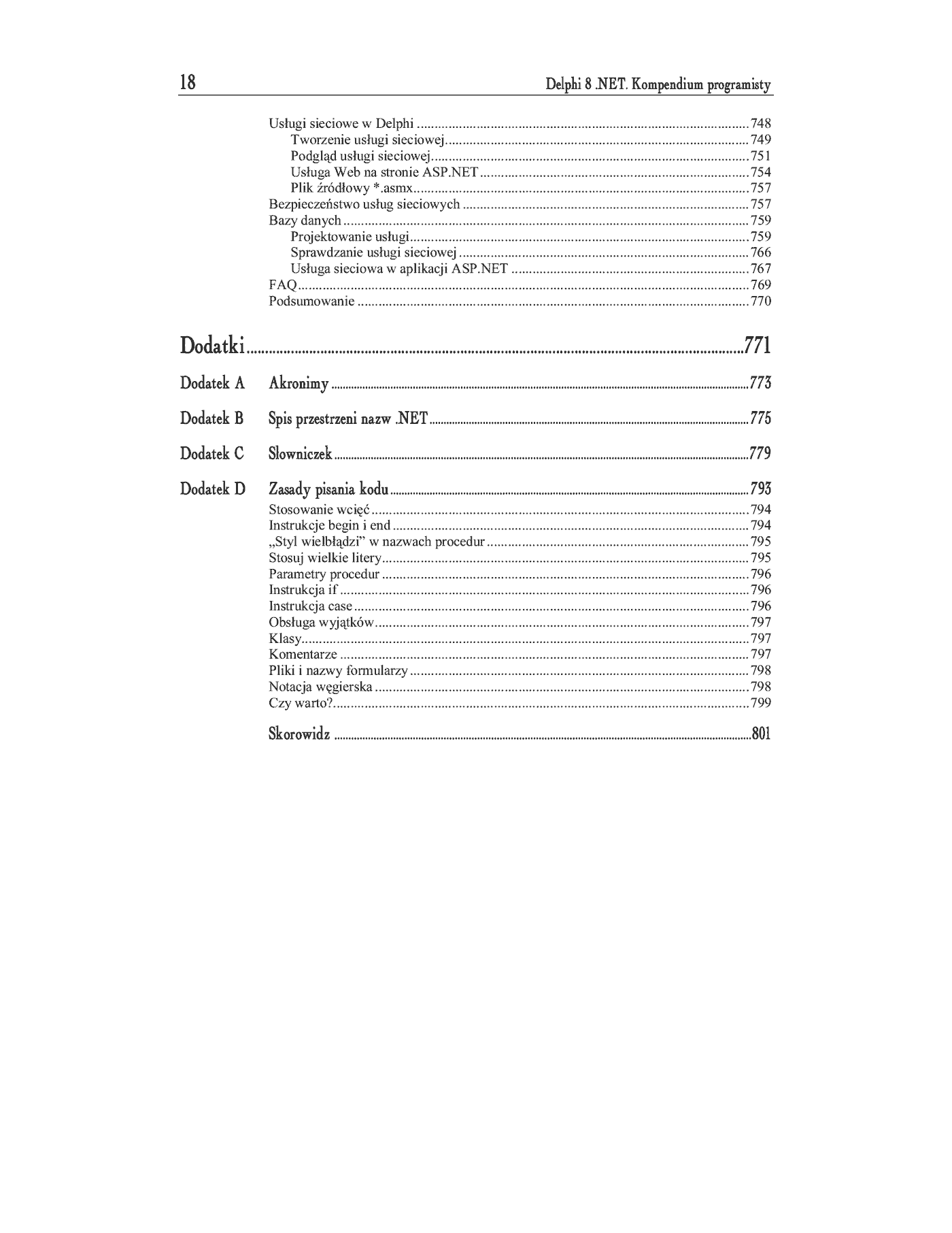 Fragment „Delphi 8 .NET. Kompendium programisty” — strona 15 z 29