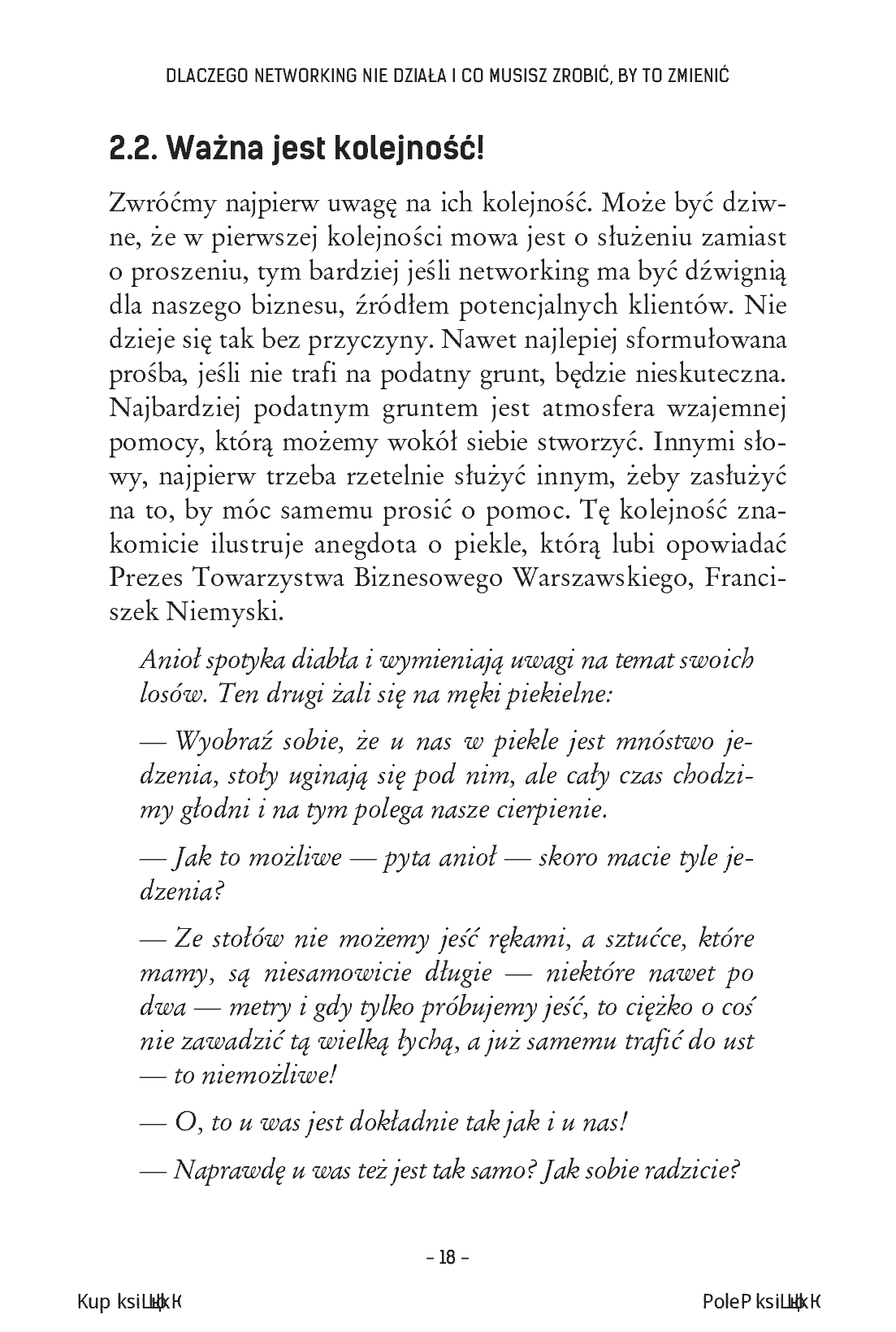 Fragment „Dlaczego networking nie działa i co musisz zrobić, by to zmienić” — strona 18 z 24