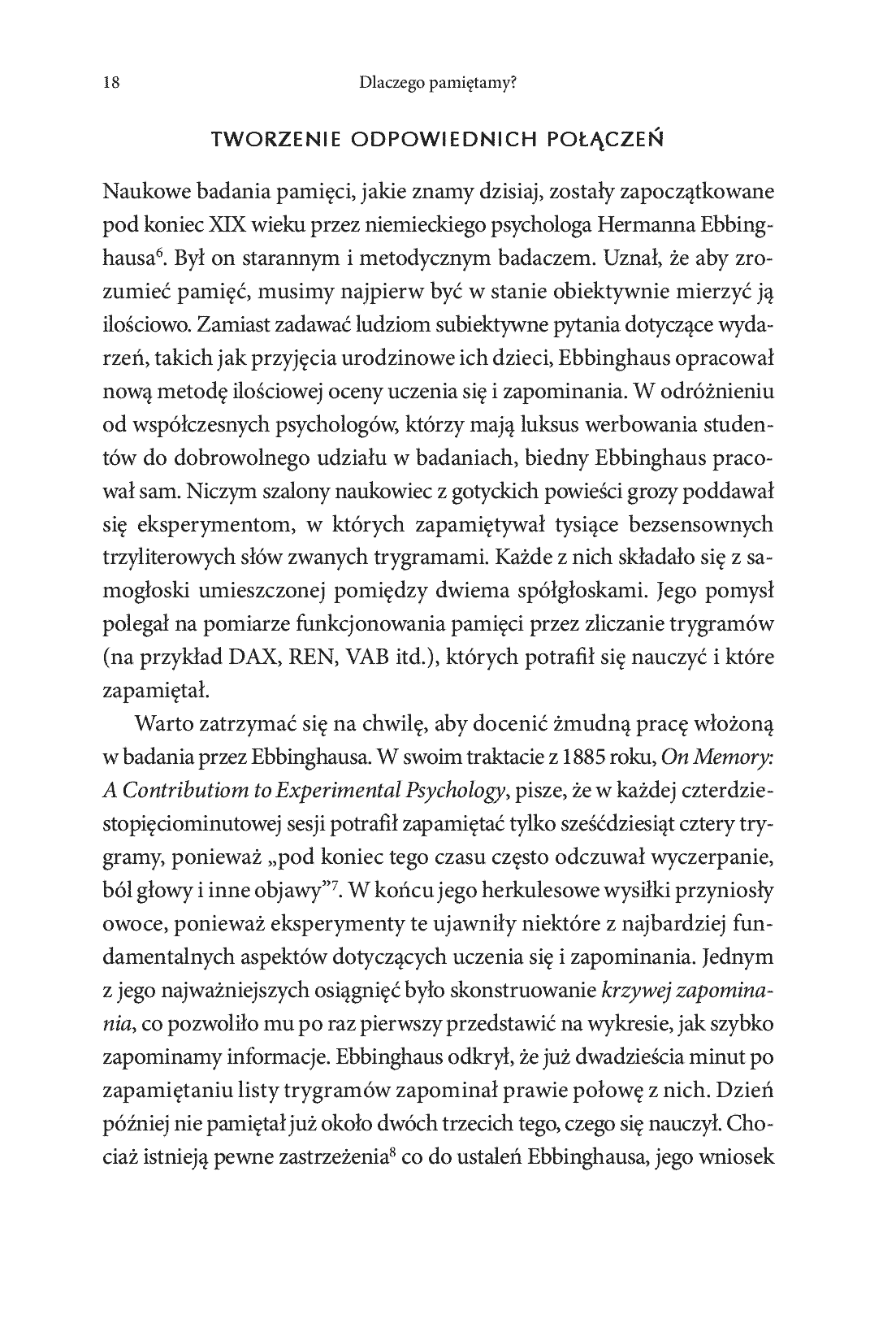 Fragment „Dlaczego pamiętamy? Odkrywanie sekretów pamięci, aby zachować to, co ważne” — strona 8 z 28