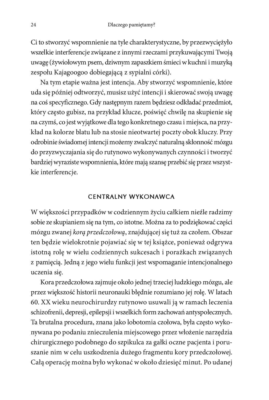 Fragment „Dlaczego pamiętamy? Odkrywanie sekretów pamięci, aby zachować to, co ważne” — strona 14 z 28