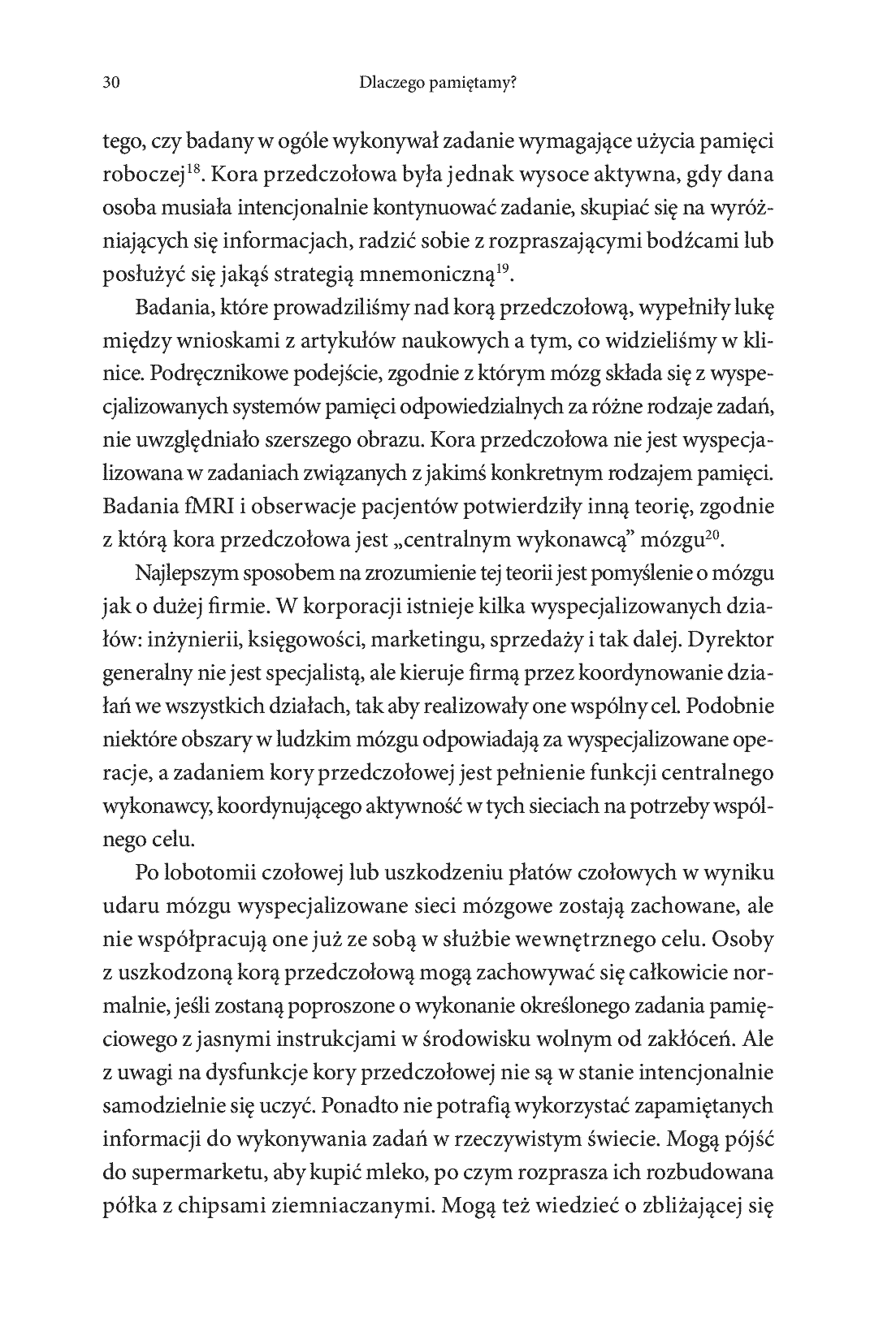 Fragment „Dlaczego pamiętamy? Odkrywanie sekretów pamięci, aby zachować to, co ważne” — strona 20 z 28