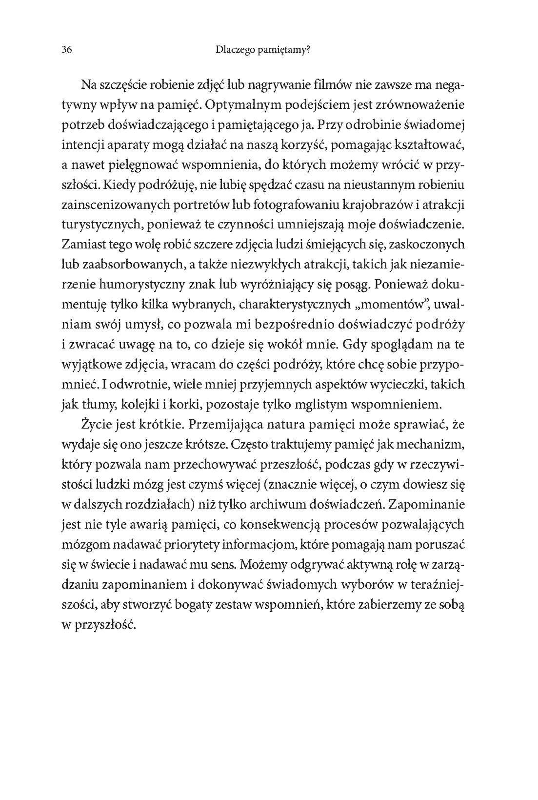 Fragment „Dlaczego pamiętamy? Odkrywanie sekretów pamięci, aby zachować to, co ważne” — strona 26 z 28