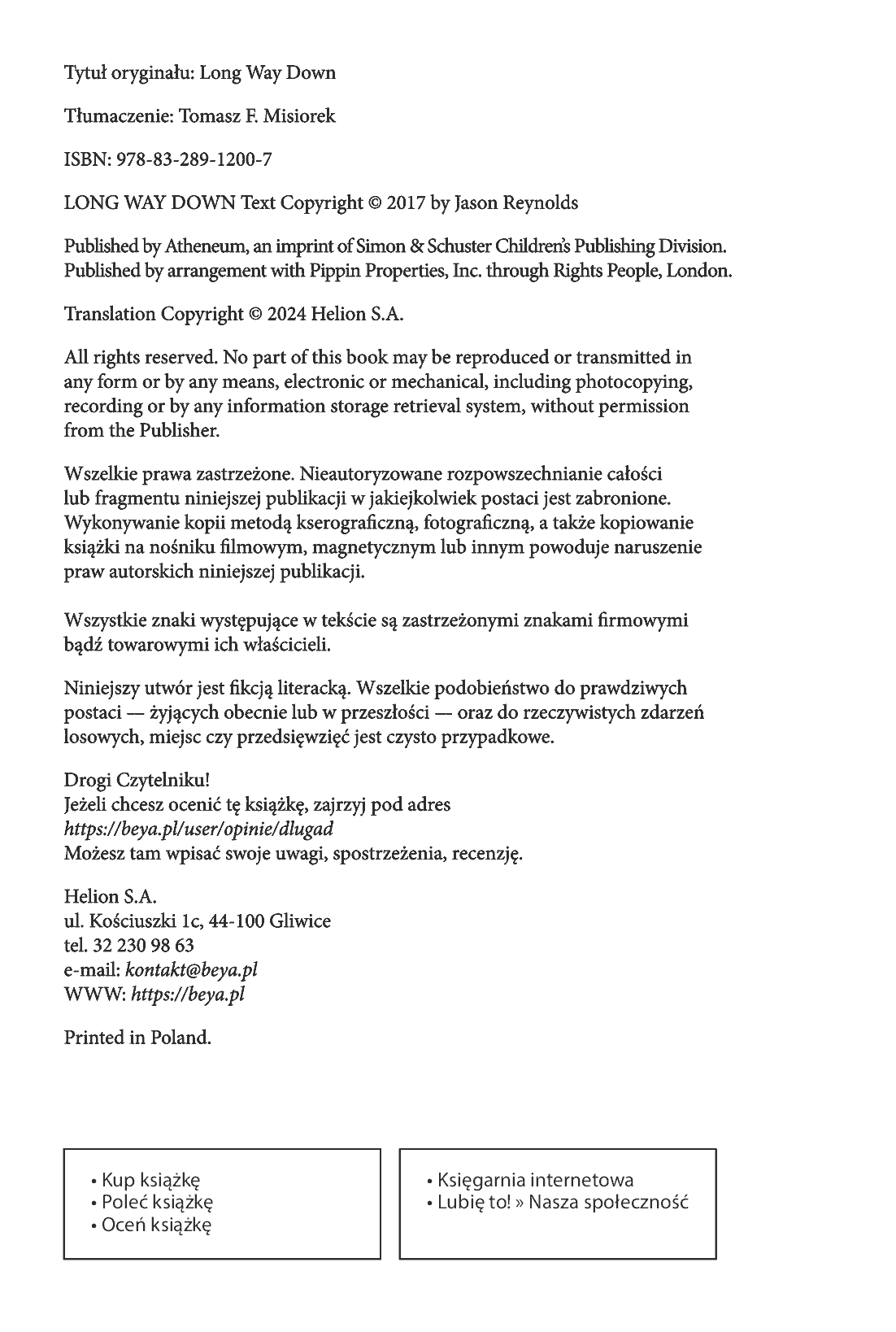 Fragment „Długa droga w dół” — strona 2 z 20
