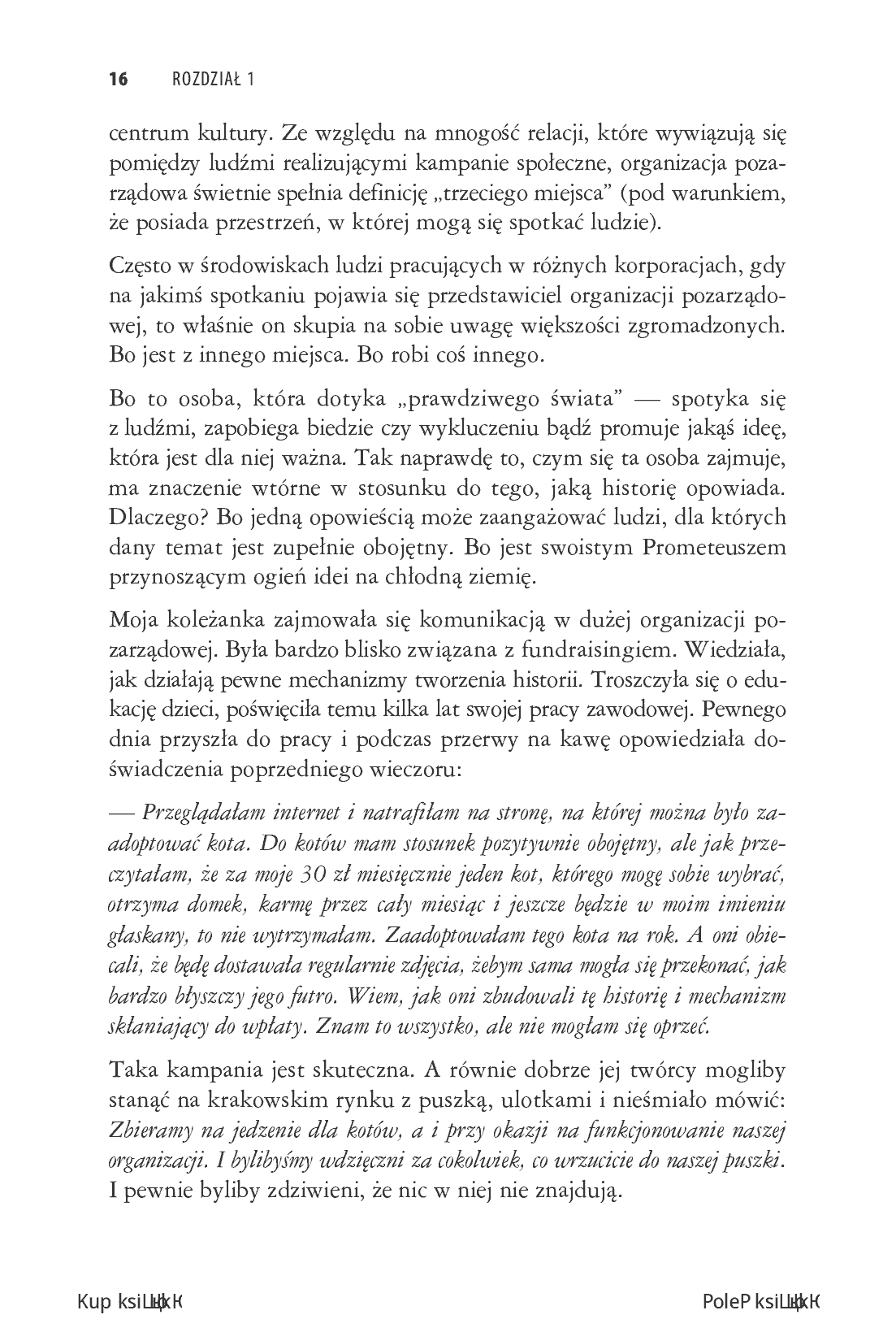 Fragment „Szlachetny cel. Jak opowiadać historie, które przyniosą darowizny” — strona 8 z 14
