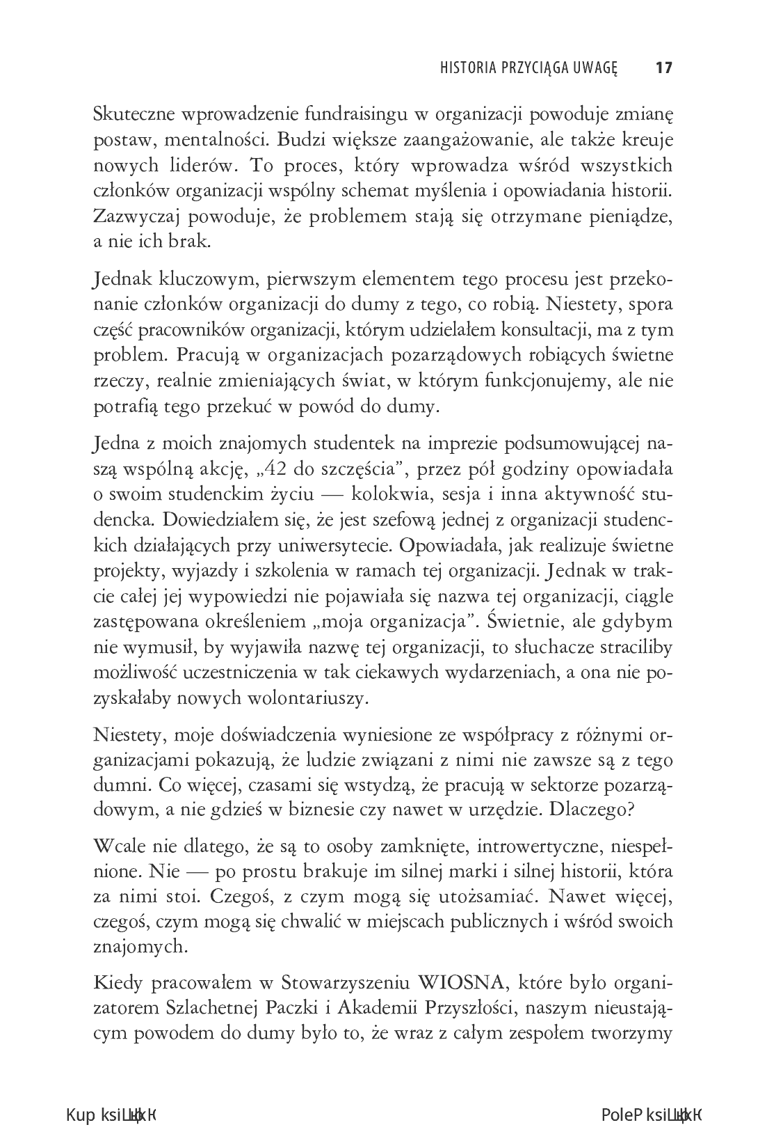 Fragment „Szlachetny cel. Jak opowiadać historie, które przyniosą darowizny” — strona 9 z 14