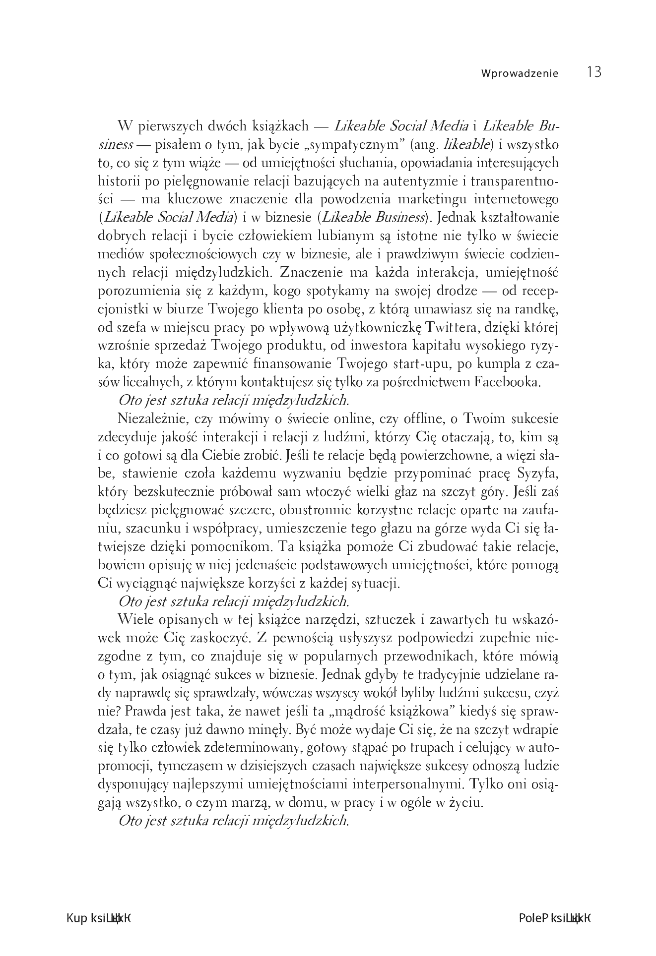 Fragment „Dobre relacje - klucz do sukcesu. Jak współcześnie zjednywać sobie ludzi” — strona 11 z 16