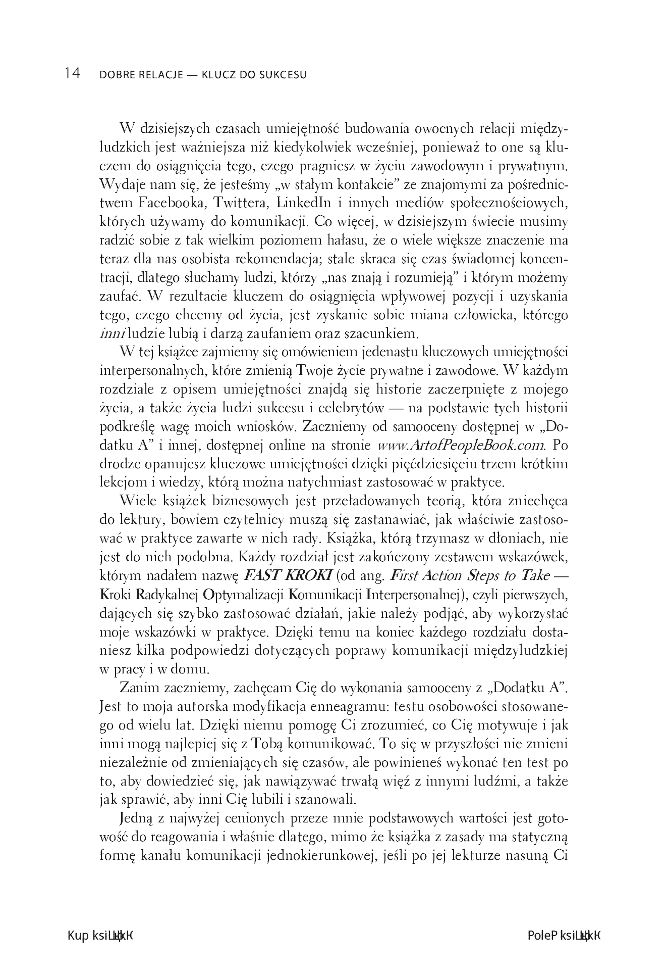 Fragment „Dobre relacje - klucz do sukcesu. Jak współcześnie zjednywać sobie ludzi” — strona 12 z 16