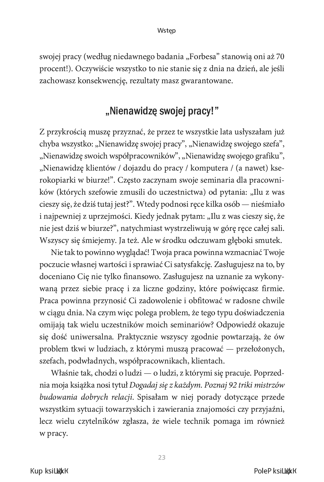 Fragment „Dogadaj się z każdym w pracy. 72 sprawdzone metody skutecznej komunikacji” — strona 13 z 30