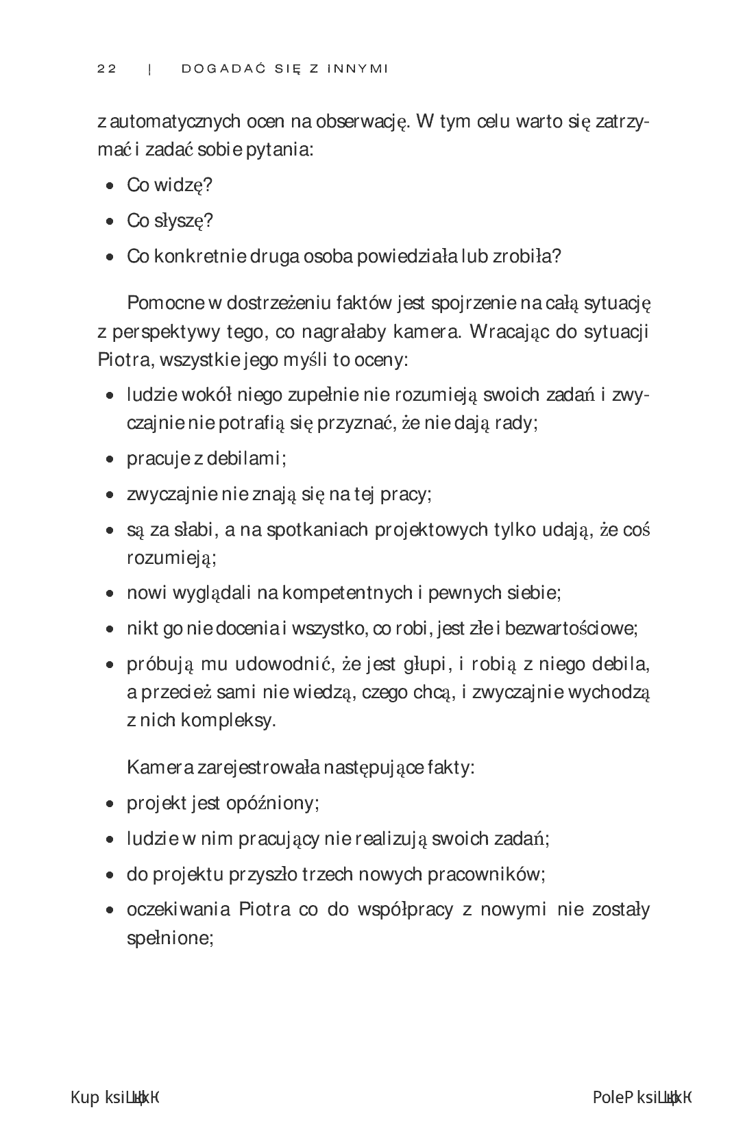 Fragment „Dogadać się z innymi, czyli Porozumienie bez Przemocy nie tylko w życiu organizacji” — strona 18 z 22