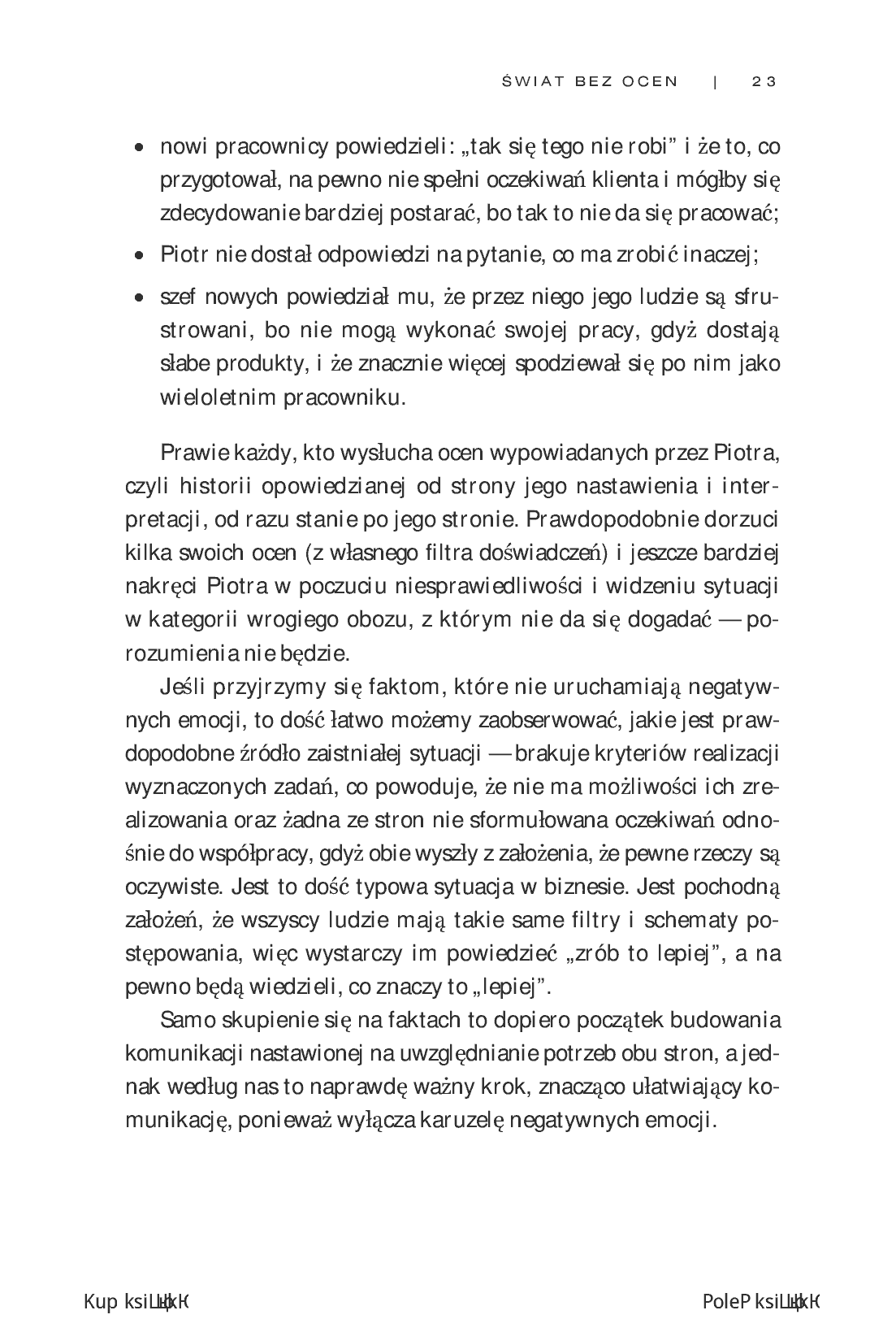 Fragment „Dogadać się z innymi, czyli Porozumienie bez Przemocy nie tylko w życiu organizacji” — strona 19 z 22