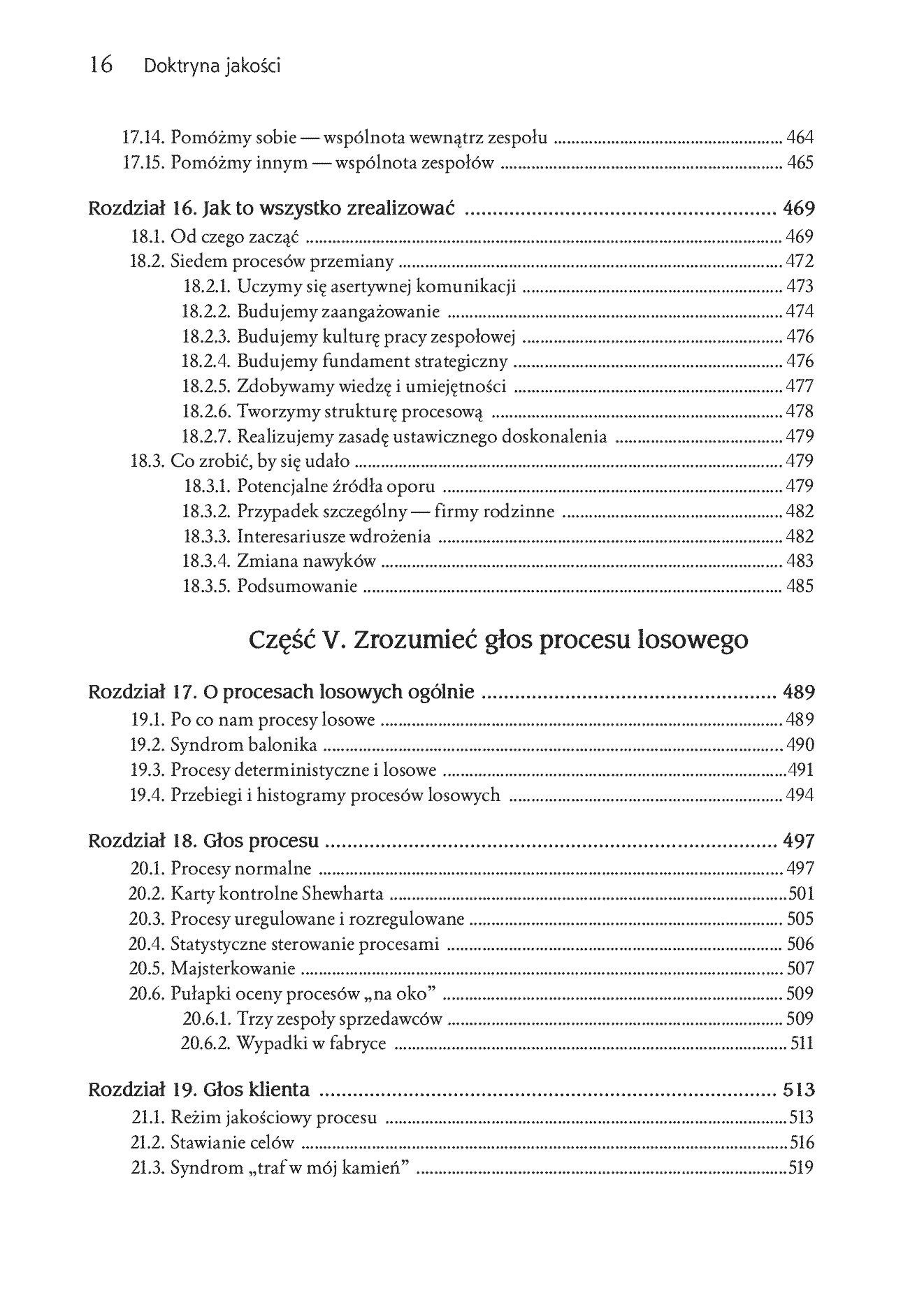 Fragment „Doktryna jakości. Rzecz o turkusowej samoorganizacji. Wydanie III” — strona 10 z 28