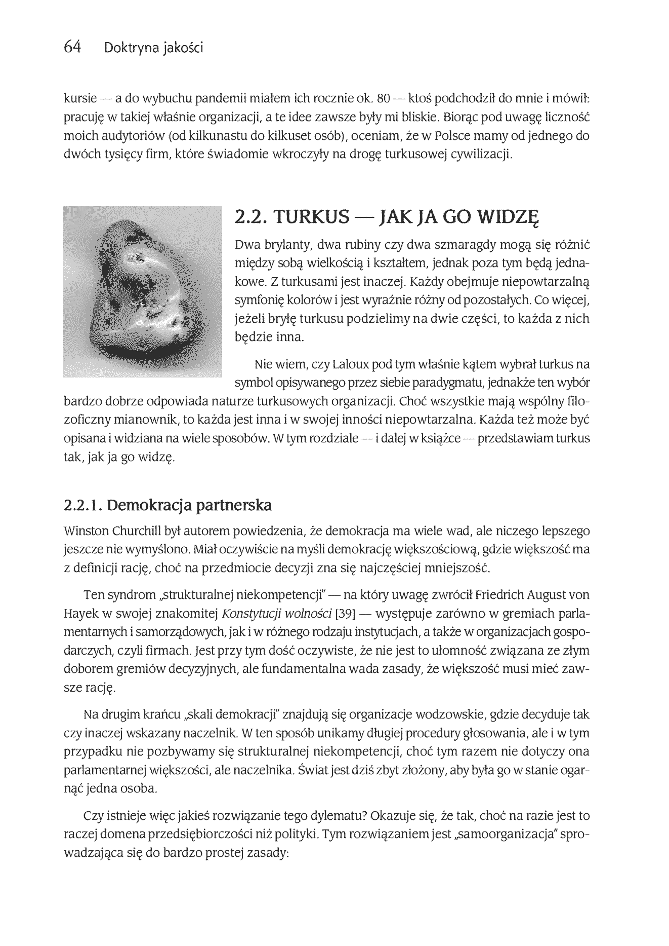 Fragment „Doktryna jakości. Rzecz o turkusowej samoorganizacji. Wydanie III” — strona 14 z 28