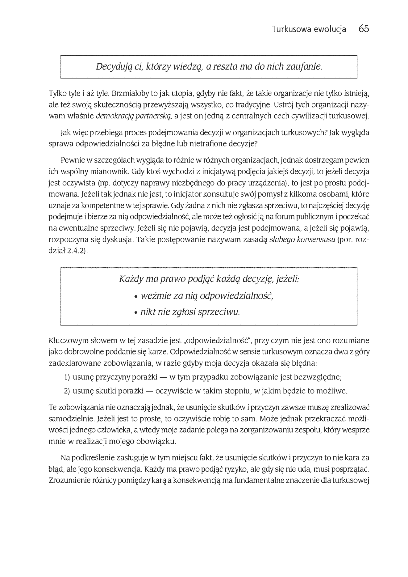 Fragment „Doktryna jakości. Rzecz o turkusowej samoorganizacji. Wydanie III” — strona 15 z 28