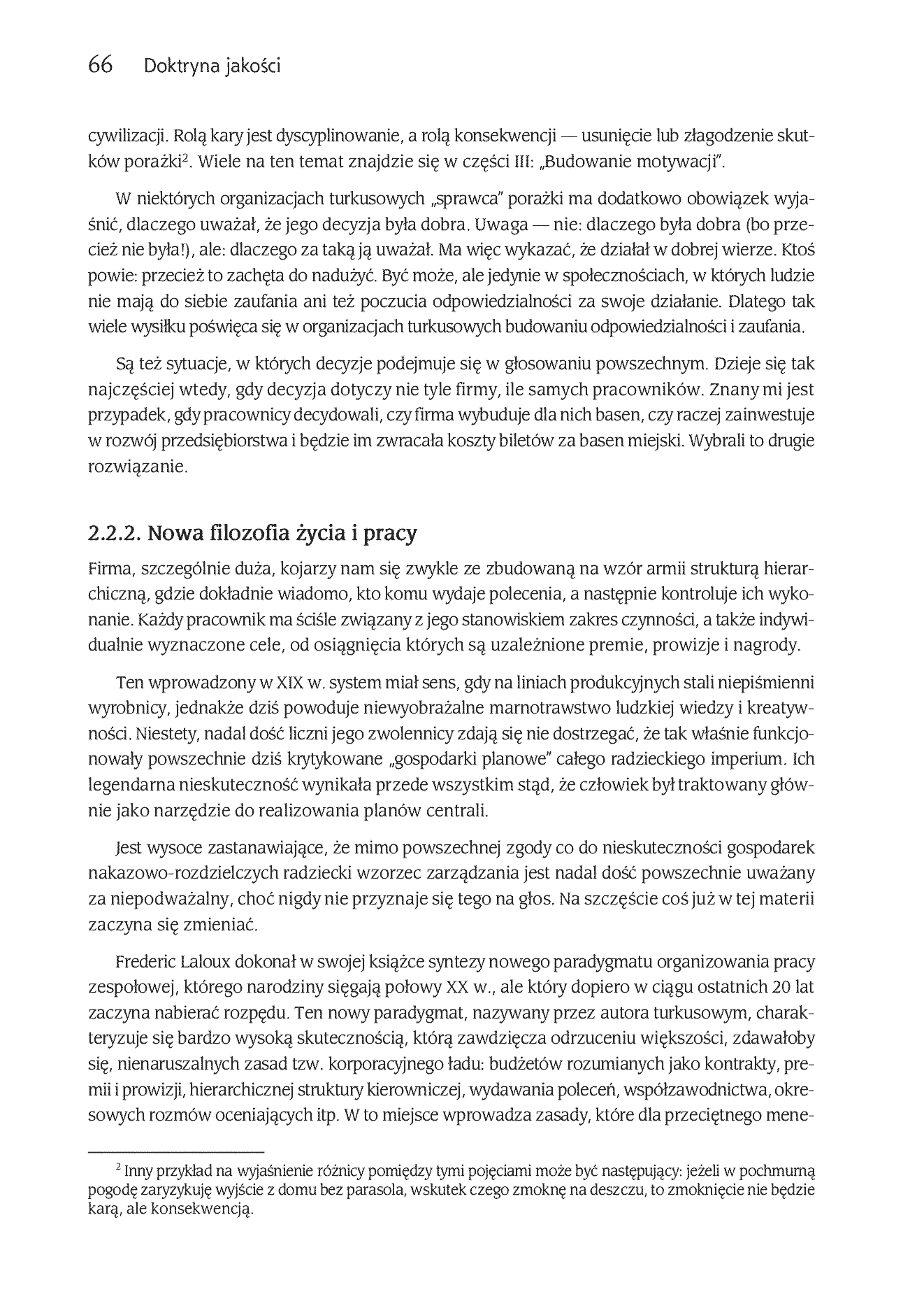 Fragment „Doktryna jakości. Rzecz o turkusowej samoorganizacji. Wydanie III” — strona 16 z 28